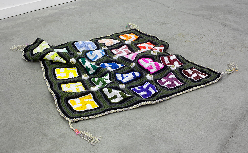   Baby Blanket , knitting, 110x110x10cm, 2011 