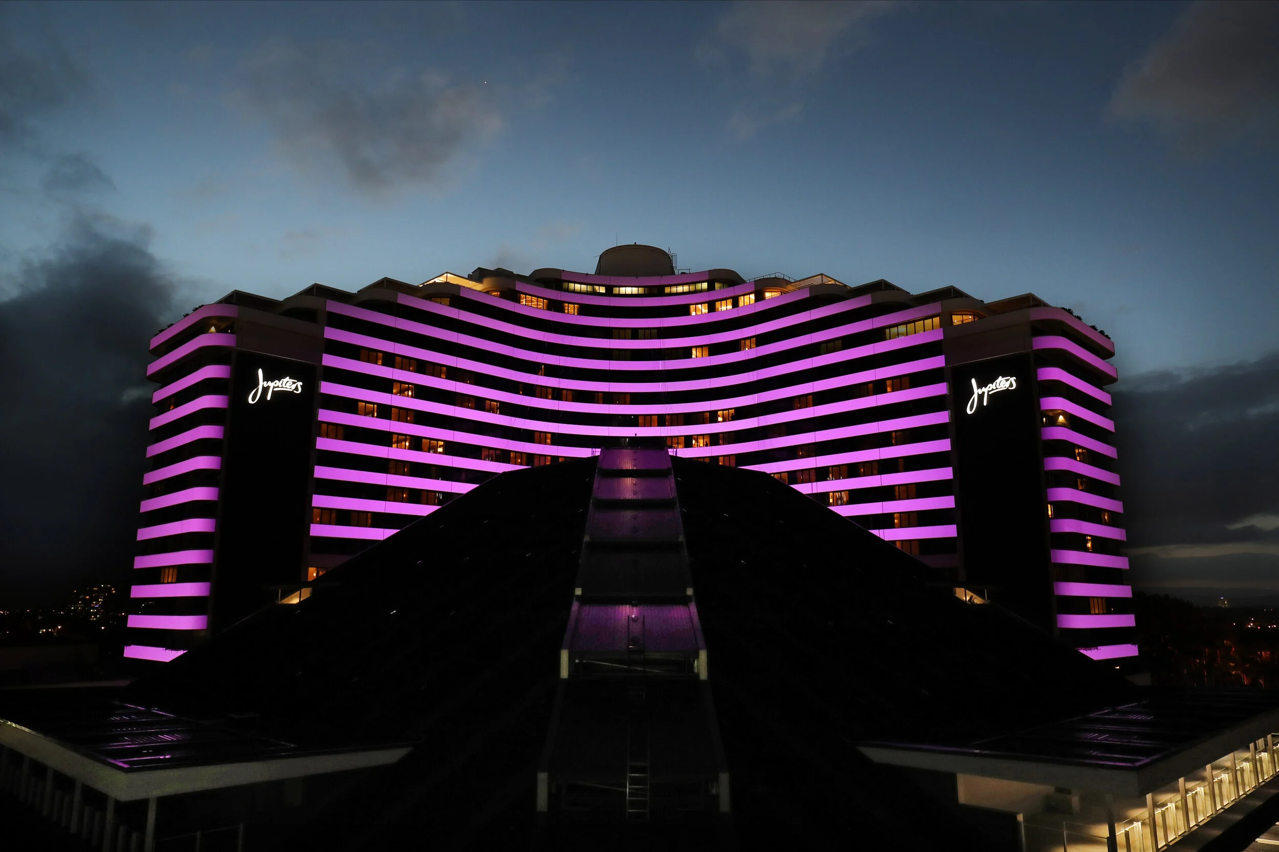 Facade Projection, Jupiters Gold Coast (purple).jpg