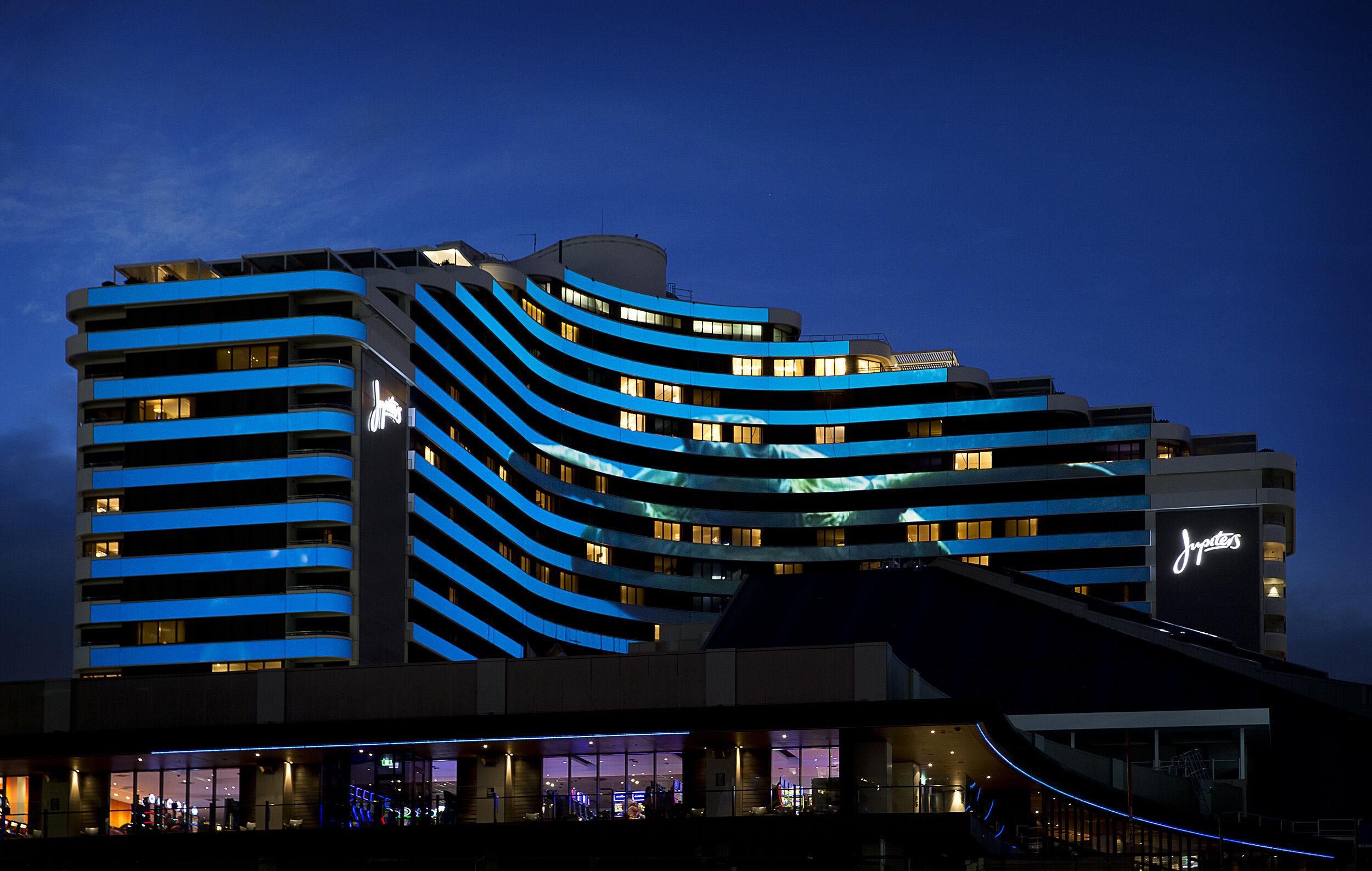 Facade Projection, Jupiters Gold Coast (turtle).jpg