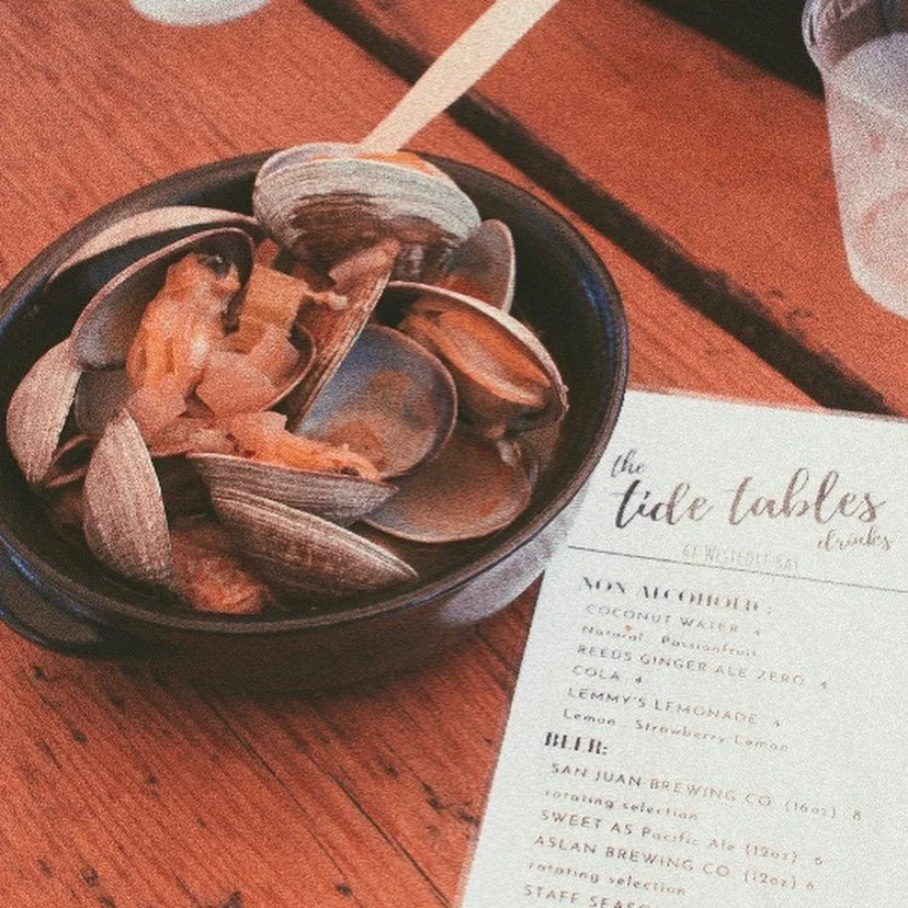 The definition of good eats, rosé paired with fresh cracked shellfish and San Juan island sunshine off the tide tables menu. 

Much to add to a series of photo dumps I&rsquo;m feeling while I&rsquo;d rather be exploring our Salish Sea than filling m