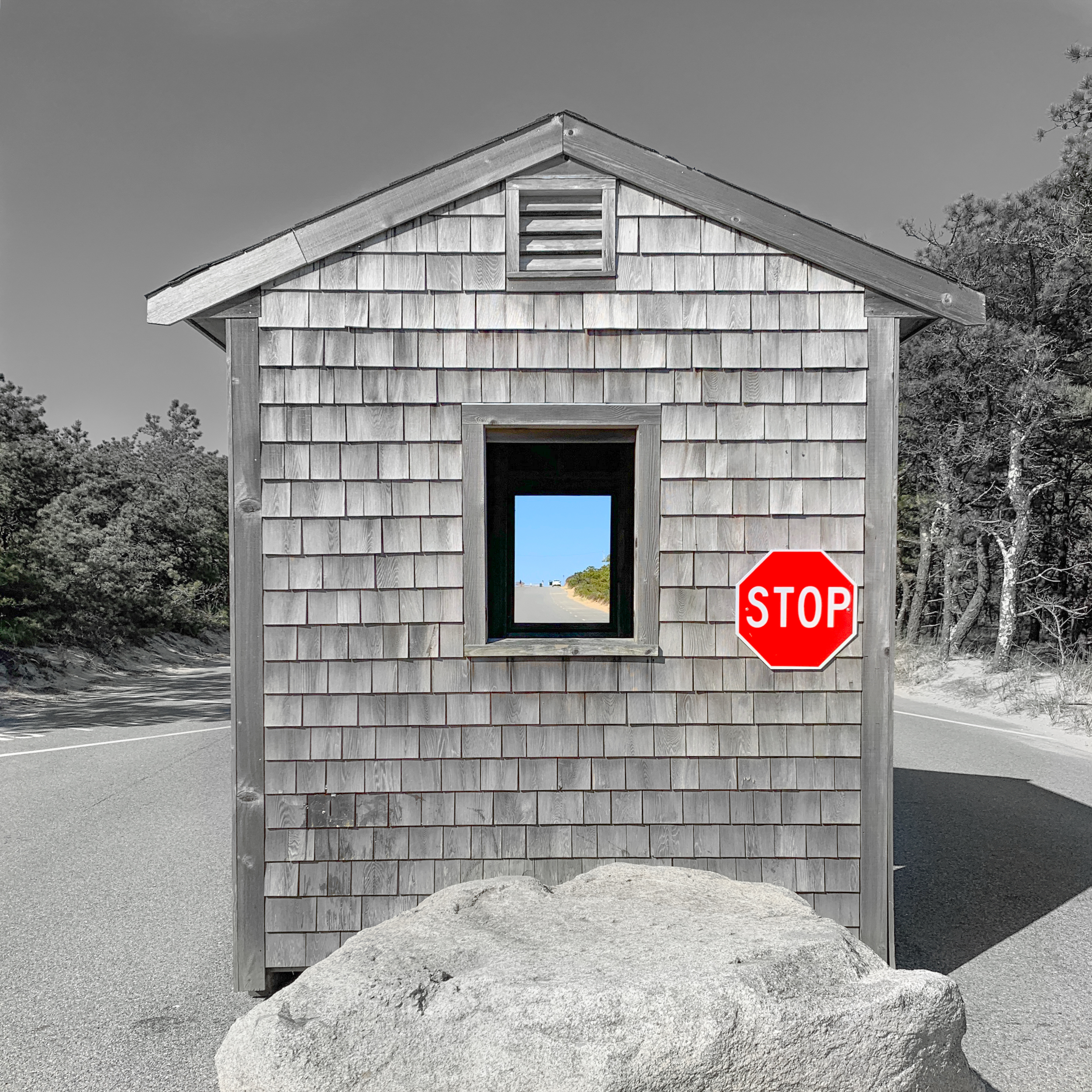 Lecount Hollow Beach Sticker Hut