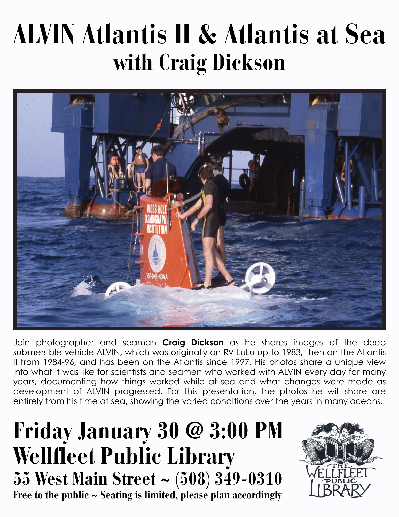 ALVIN Atlantis II &amp; Atlantis at Sea with Craig Dickson