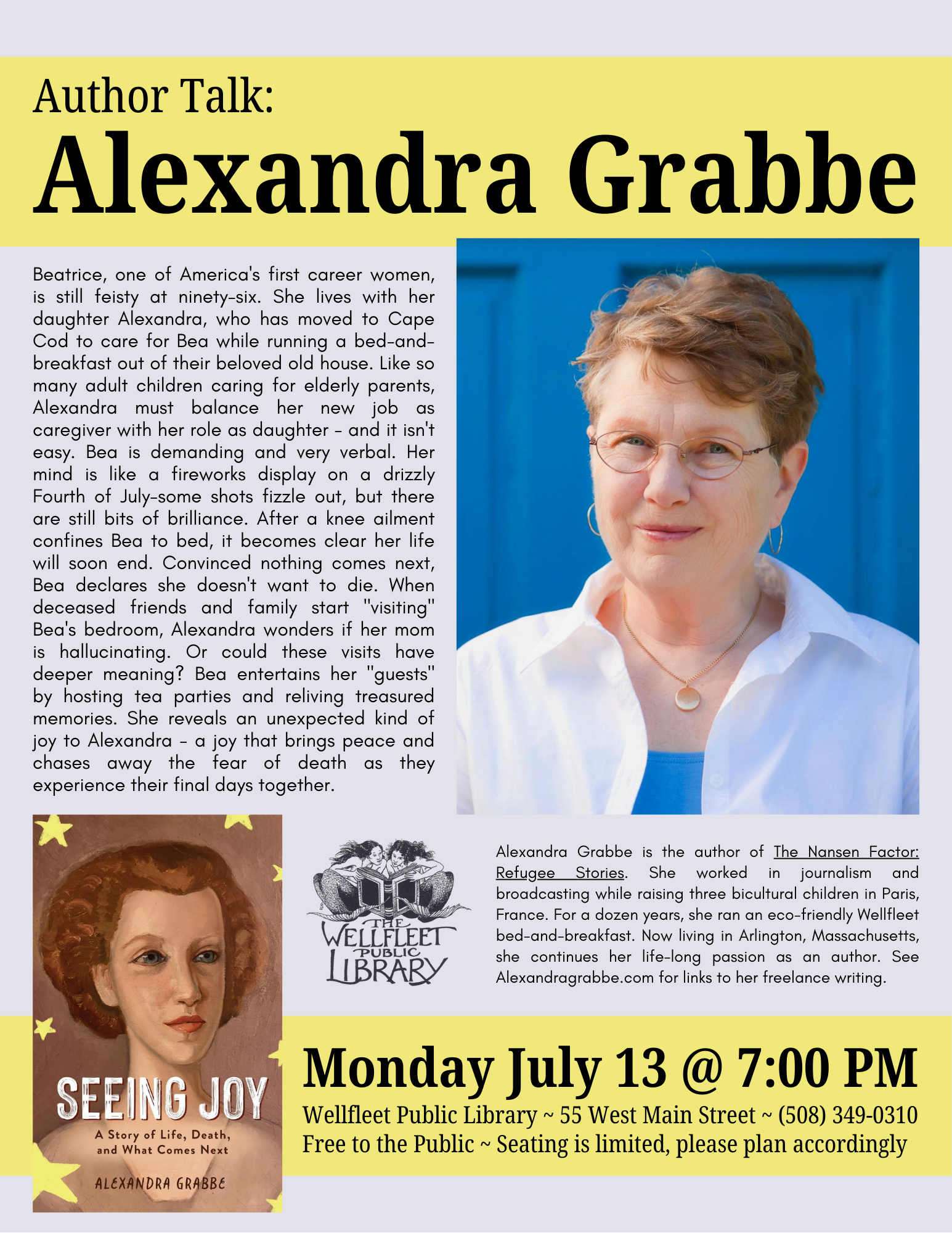 Author Talk: Alexandra Grabbe