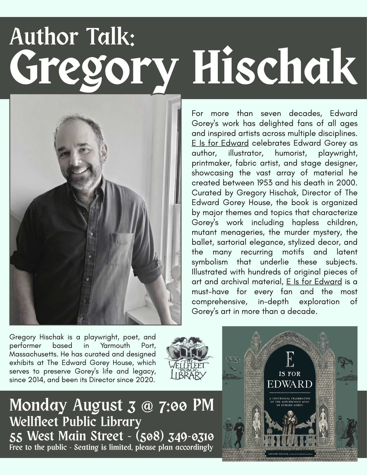 Author Talk: Gregory Hischak