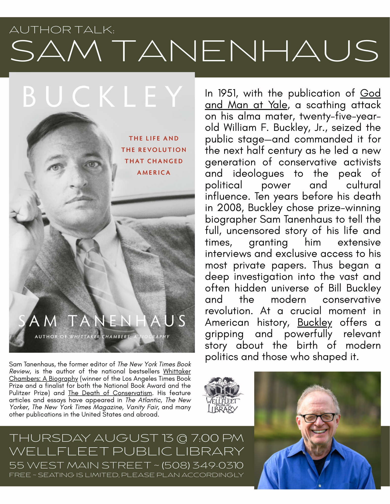 Author Talk: Sam Tanenhaus