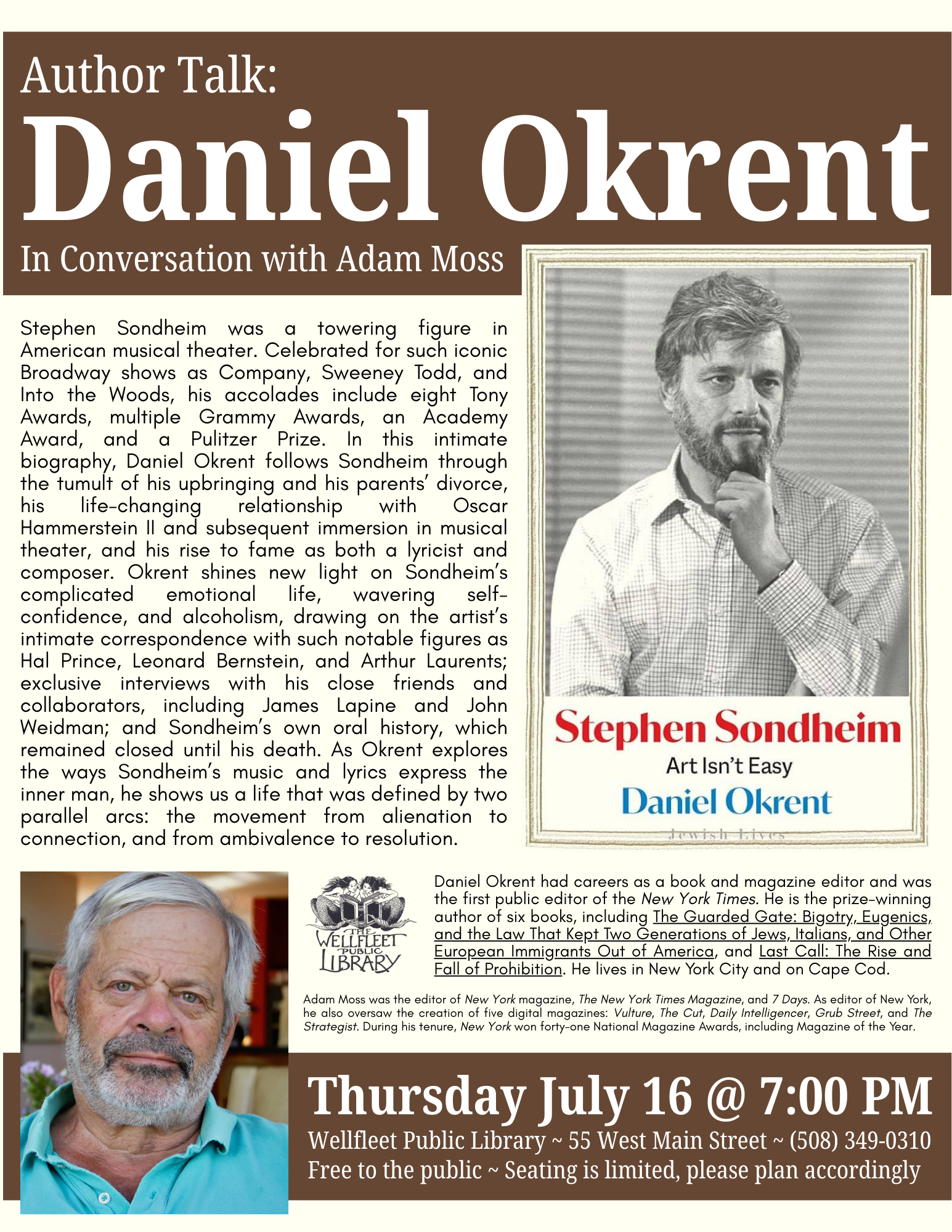 Author Talk: Daniel Okrent