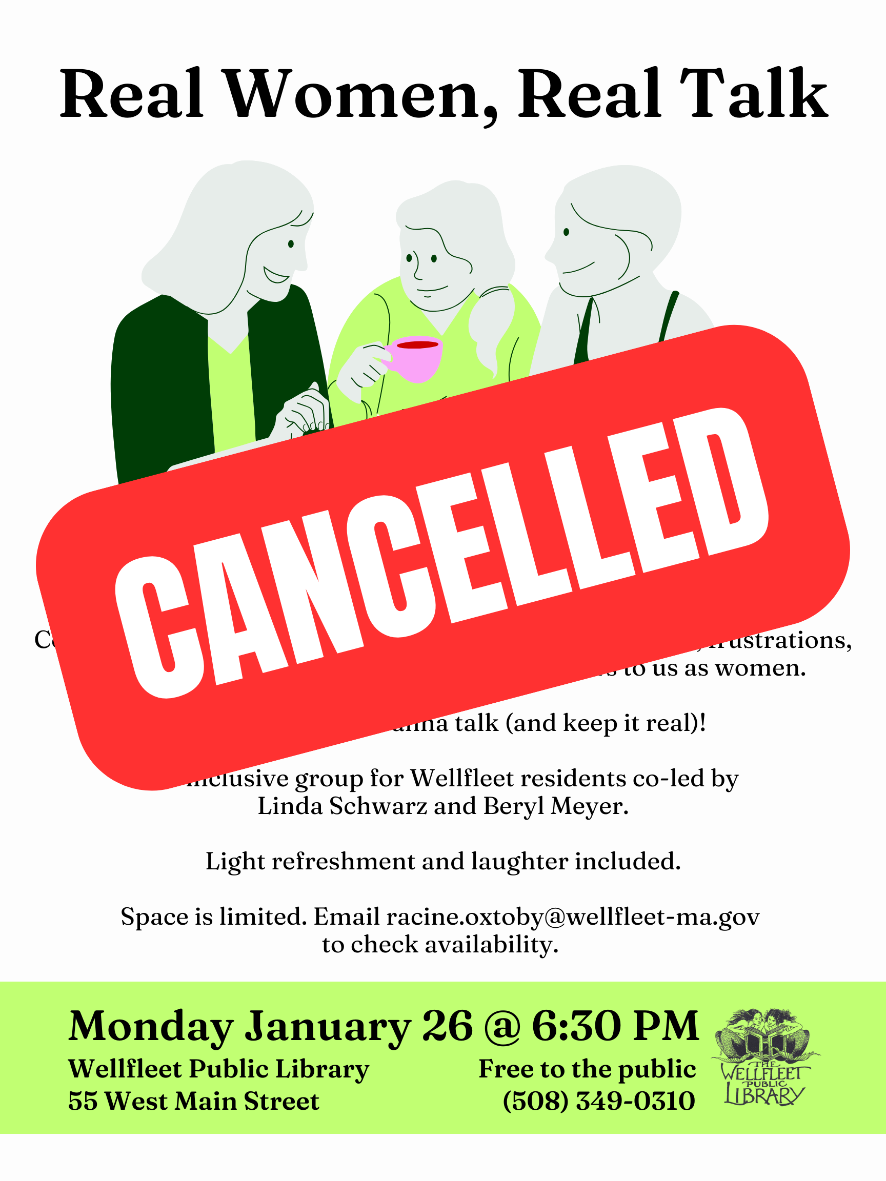 CANCELLED - Real Women, Real Talk