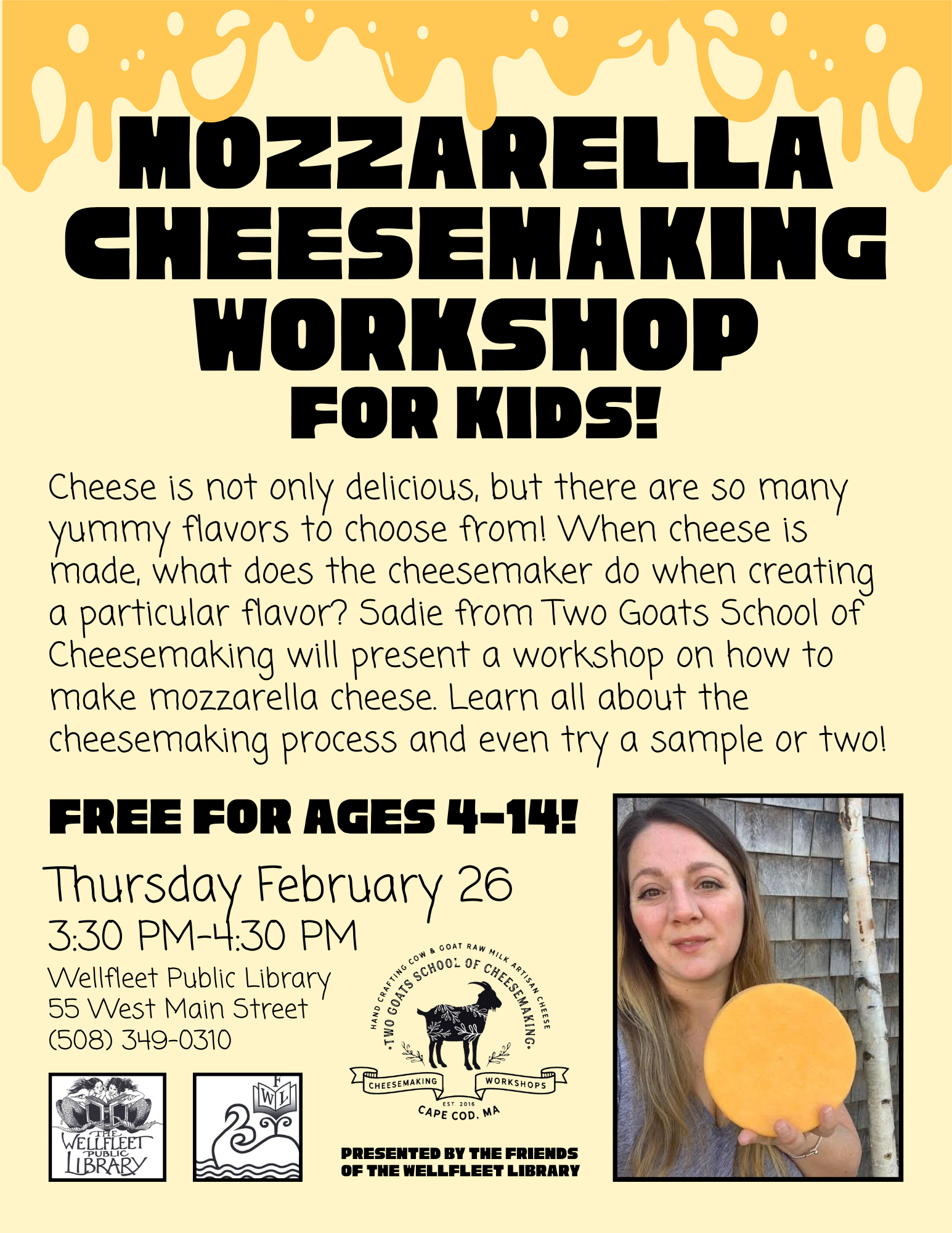 Mozzarella Cheesemaking Workshop for Kids