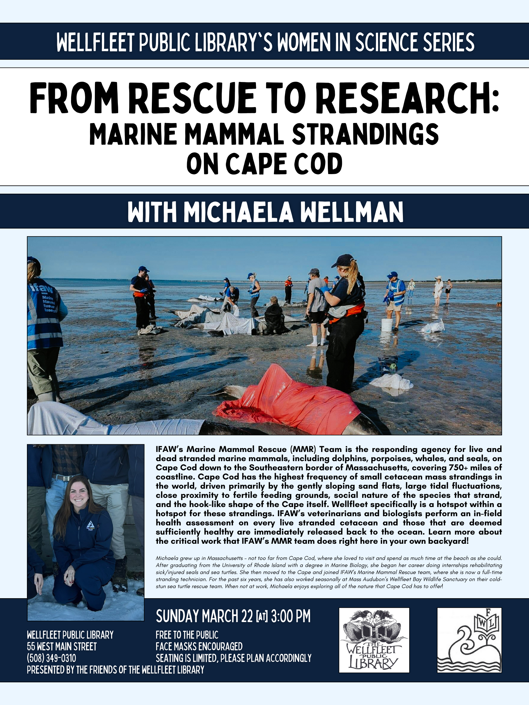 From Rescue to Research: Marine Mammal Strandings on Cape Cod with Michaela Wellman
