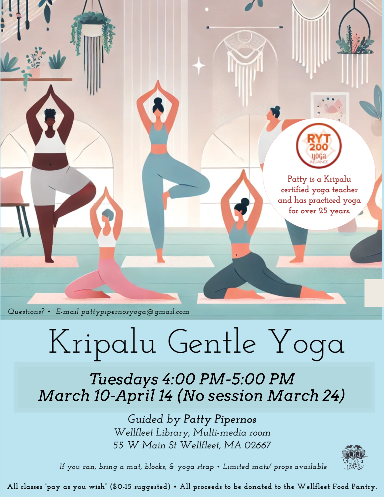 Kripalu Gentle Yoga with Patty Pipernos