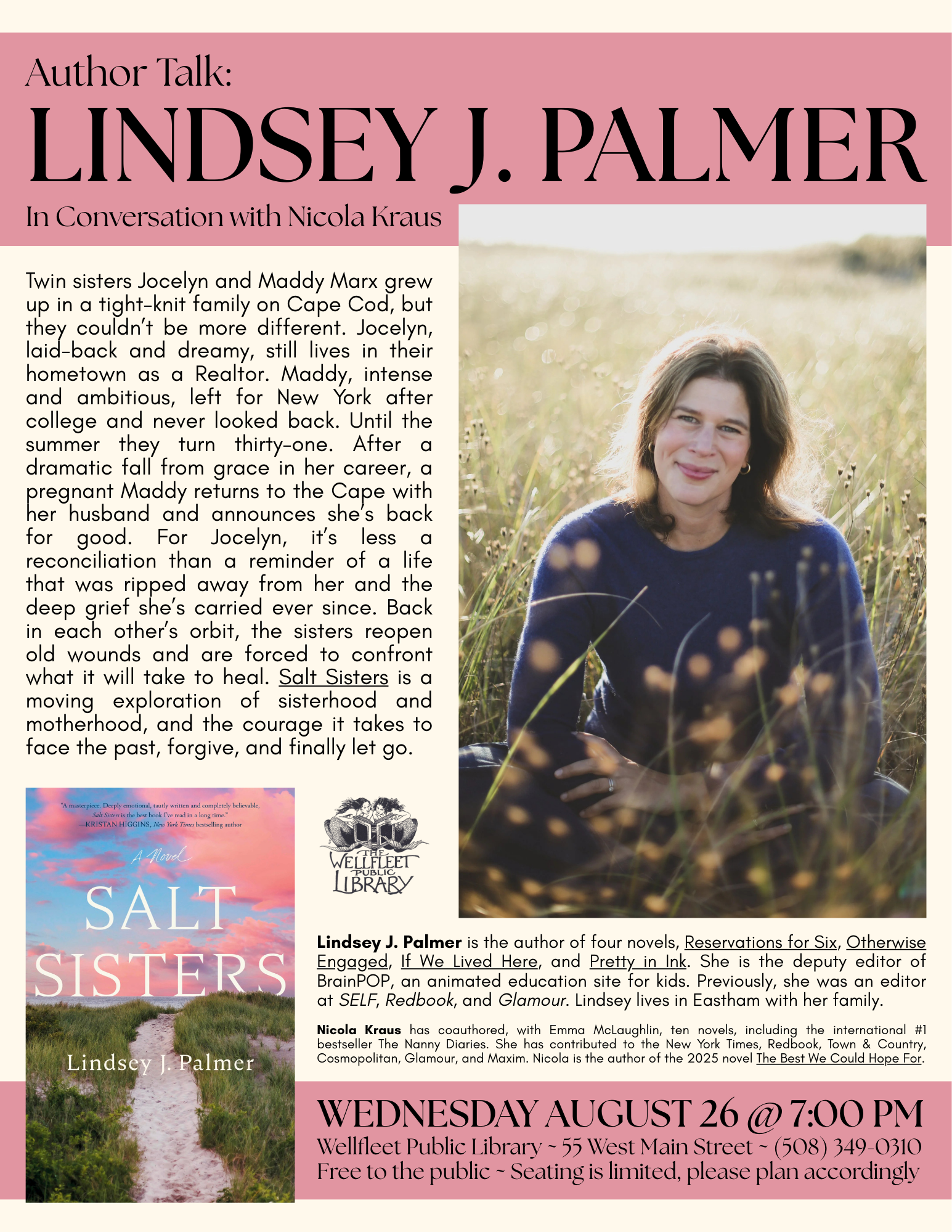 Author Talk: Lindsey J. Palmer
