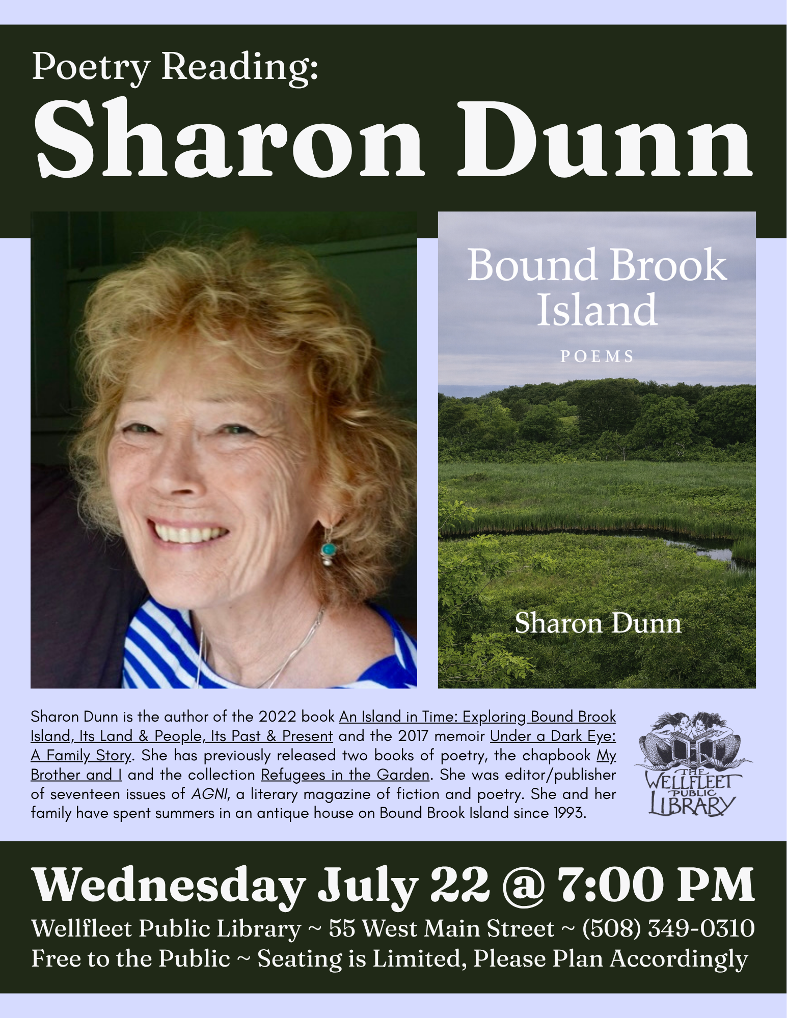 Poetry Reading: Sharon Dunn