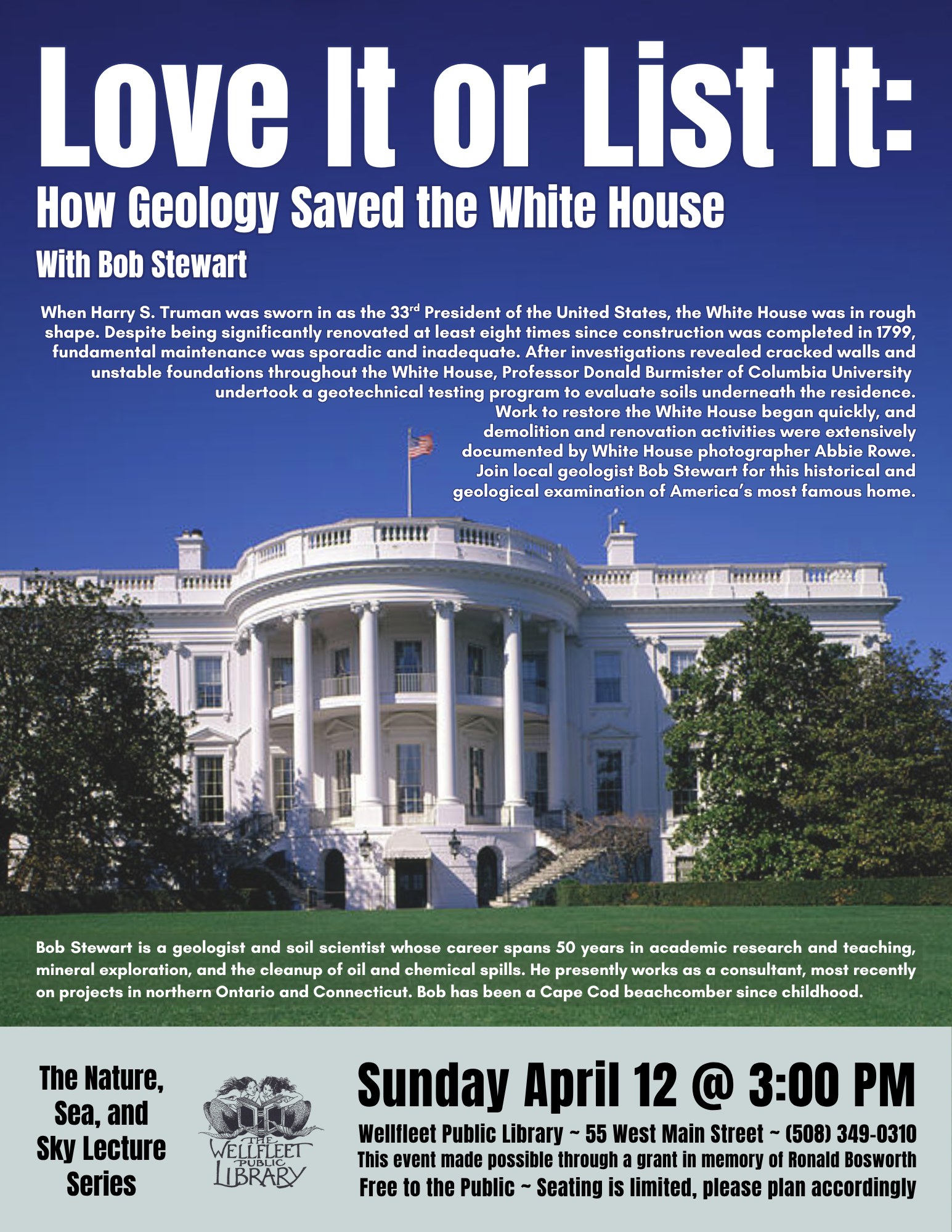 Love It or List It: How Geology Saved the White House with Bob Stewart