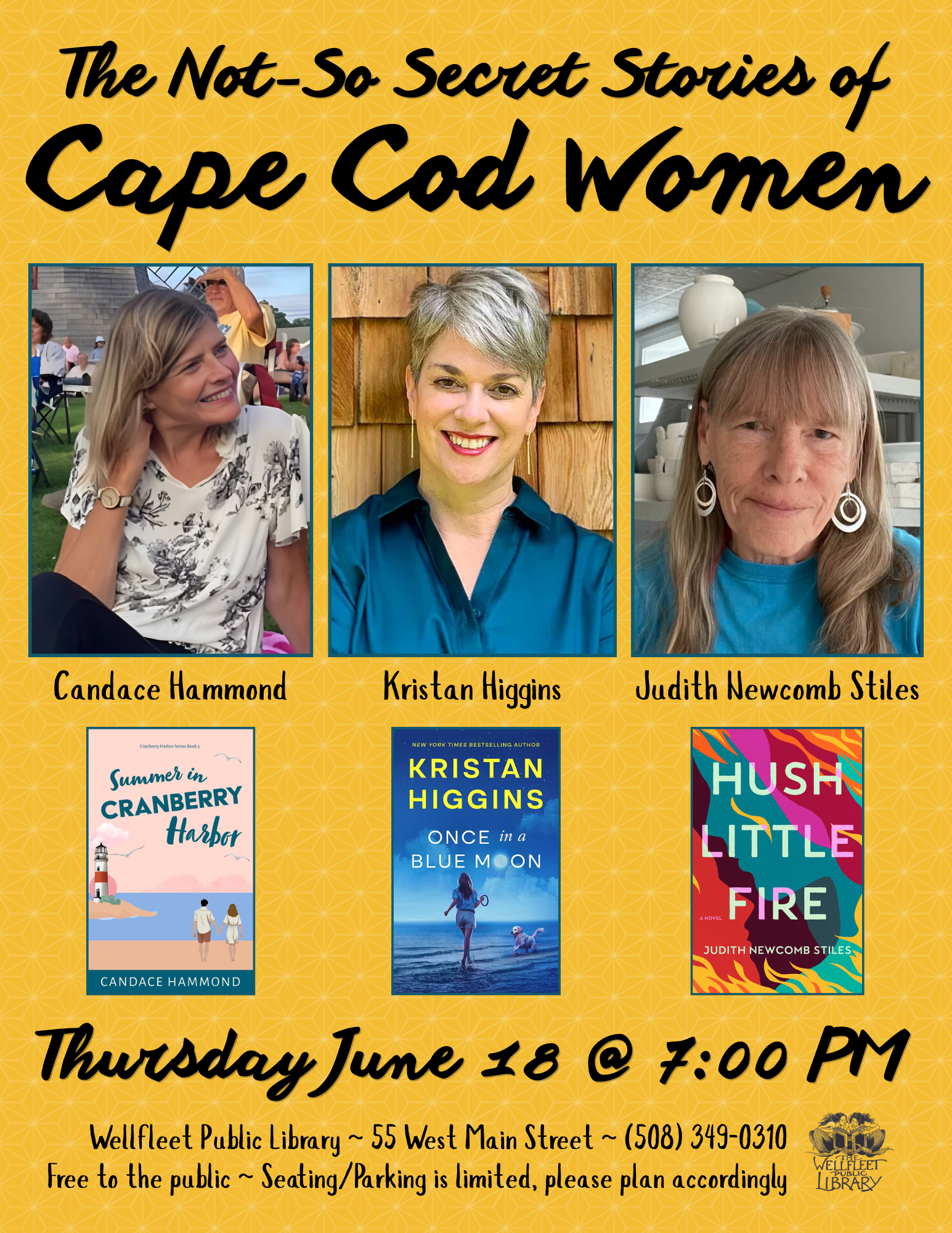 The Not-So Secret Stories of Cape Cod Women with Candace Hammond, Kristan Huggins, and Judith Newcomb Stiles