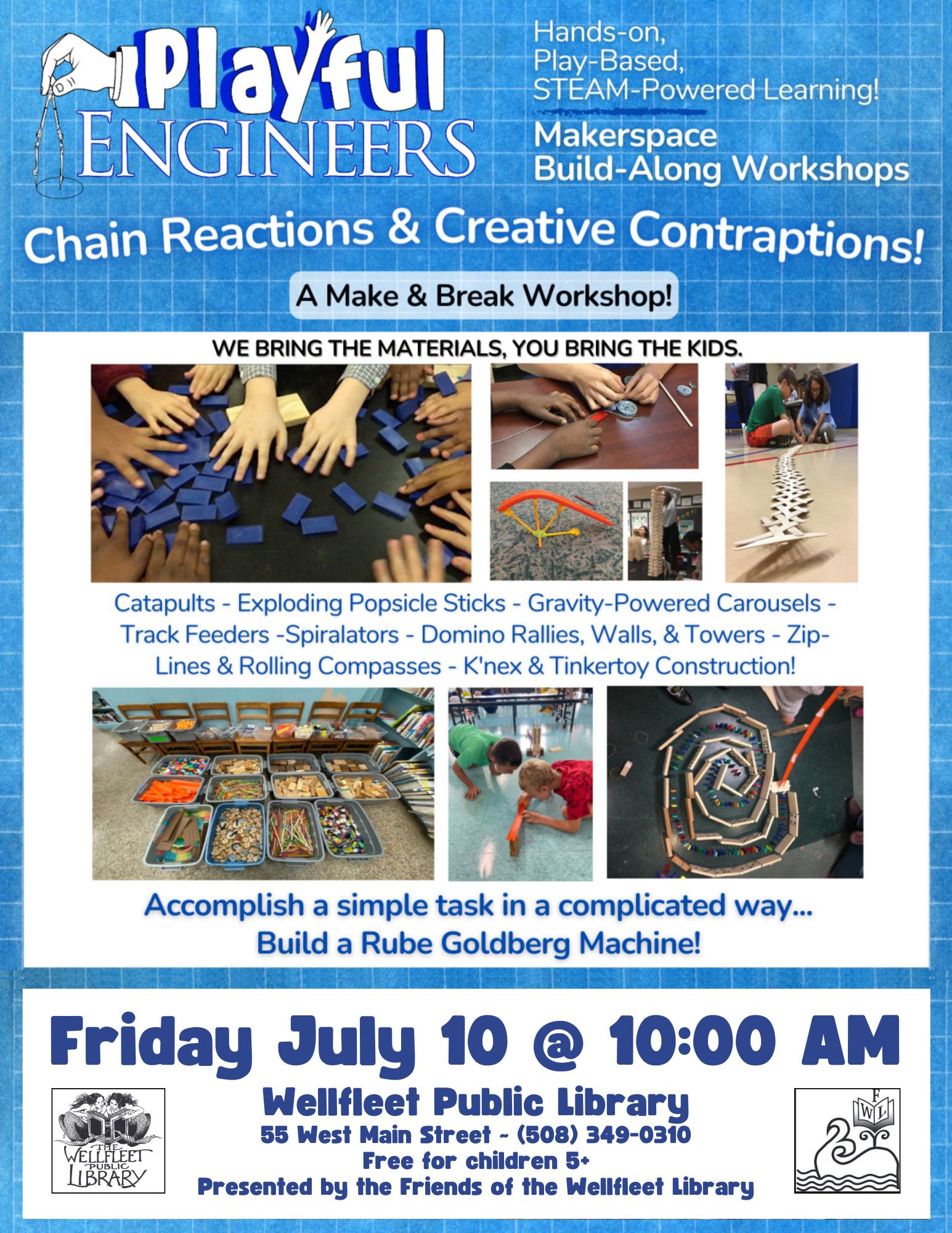 Chain Reactions with Playful Engineers