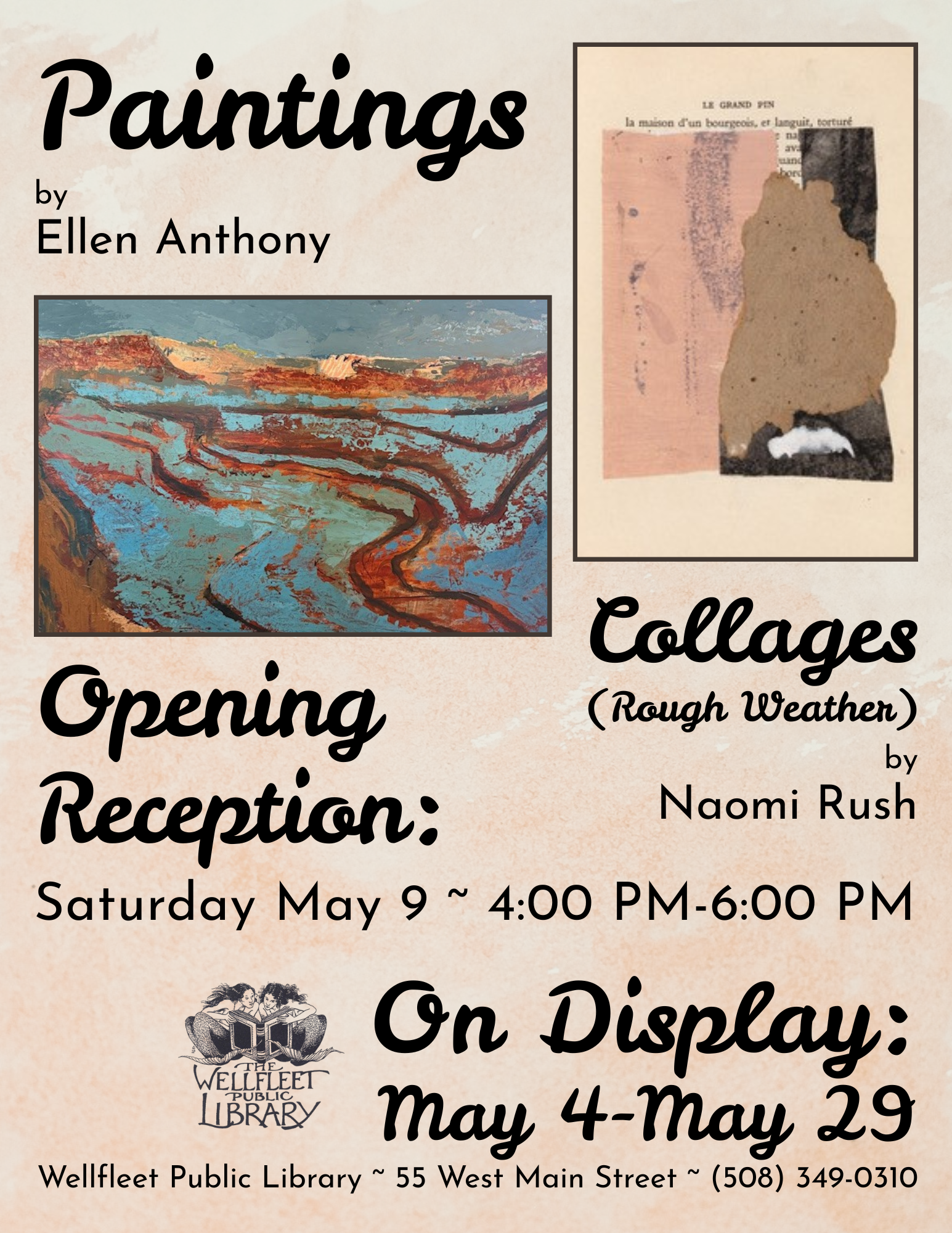 Opening Reception: Ellen Anthony and Naomi Rush
