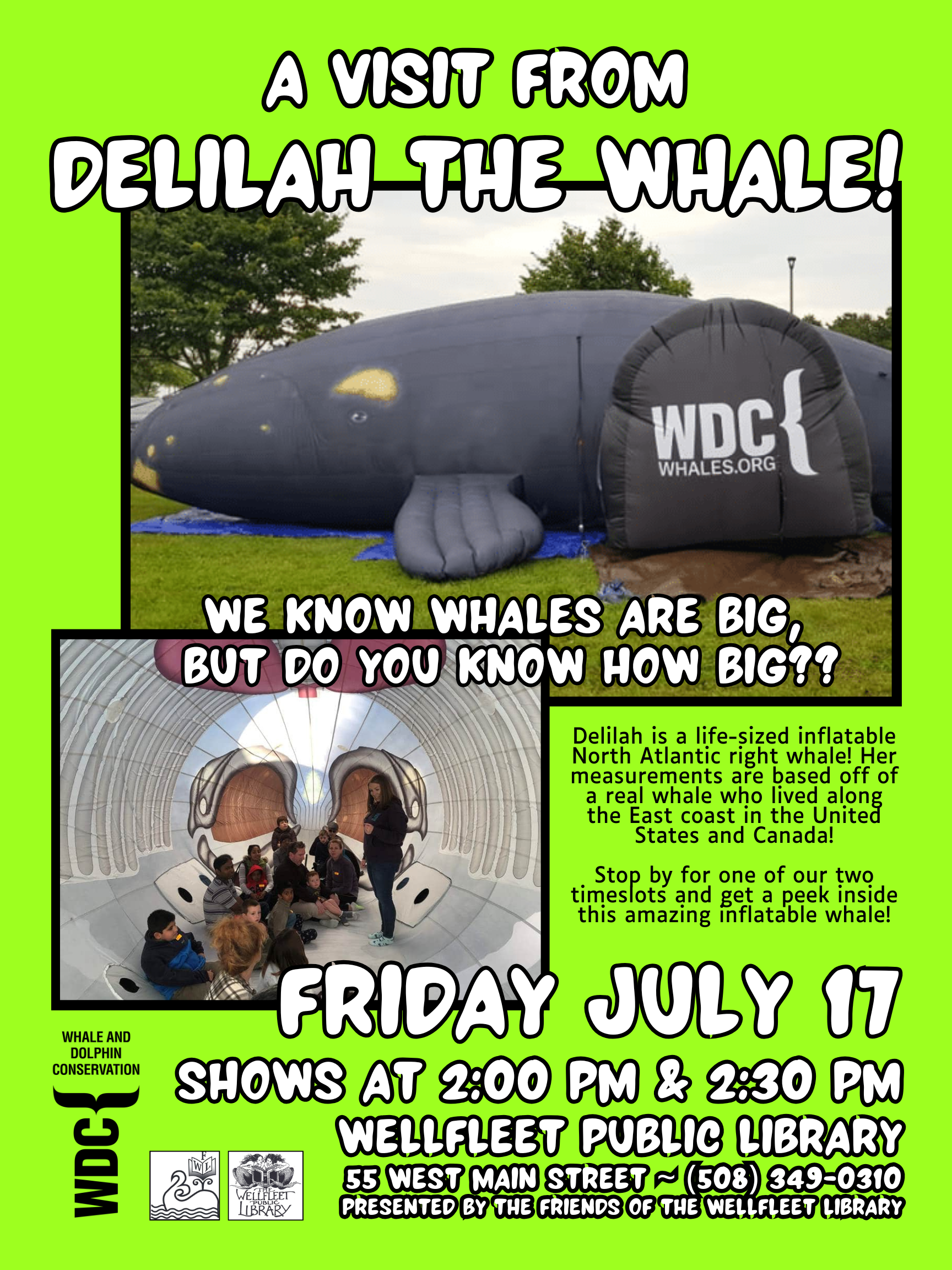 A Visit from Delilah the Whale!