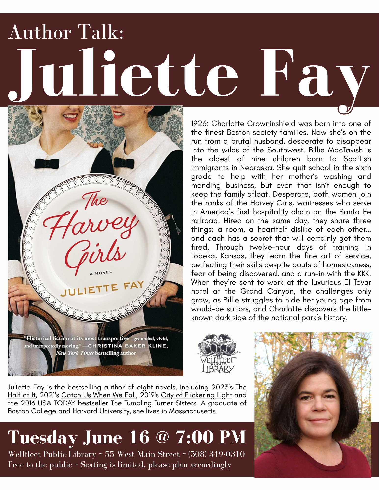 Author Talk: Juliette Fay