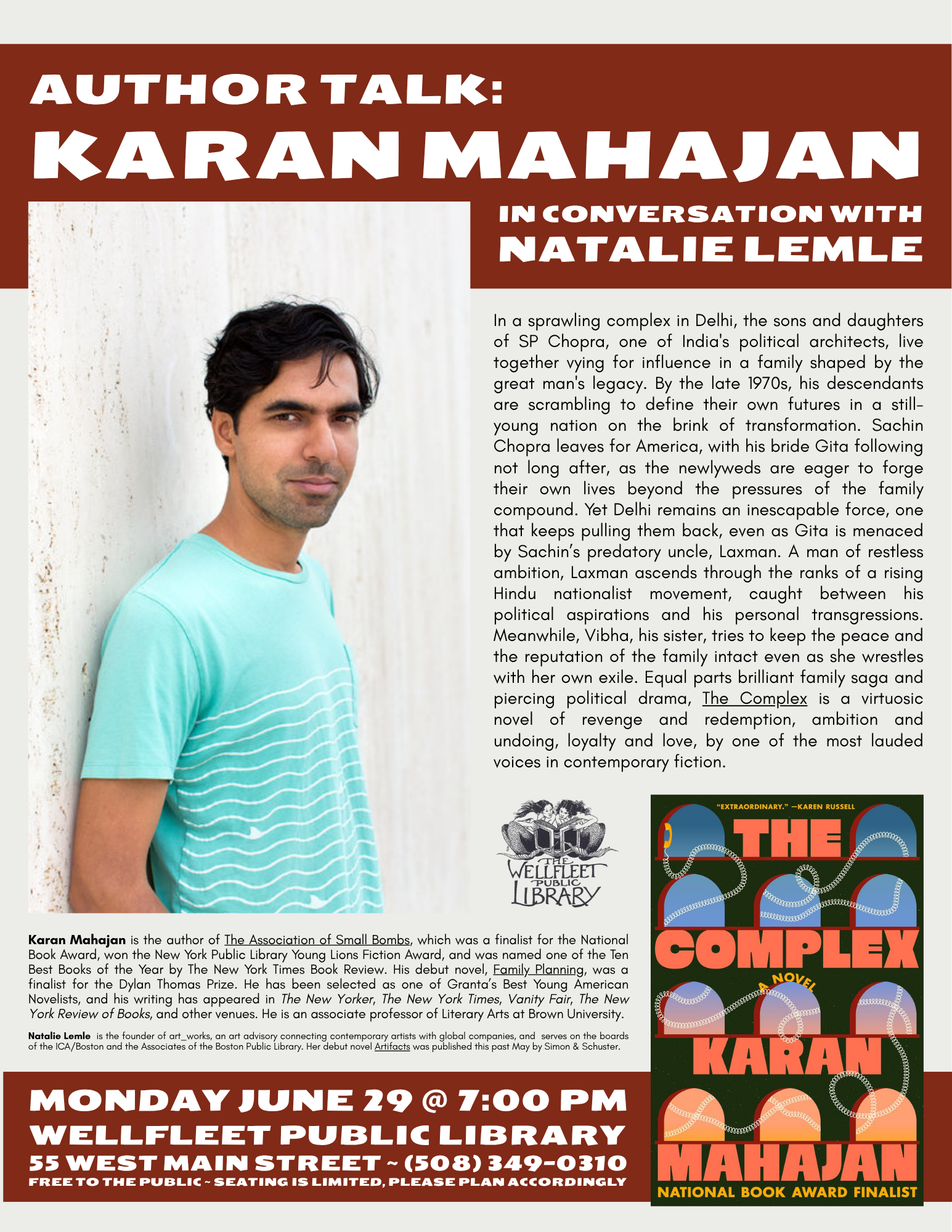 Author Talk: Karan Mahajan
