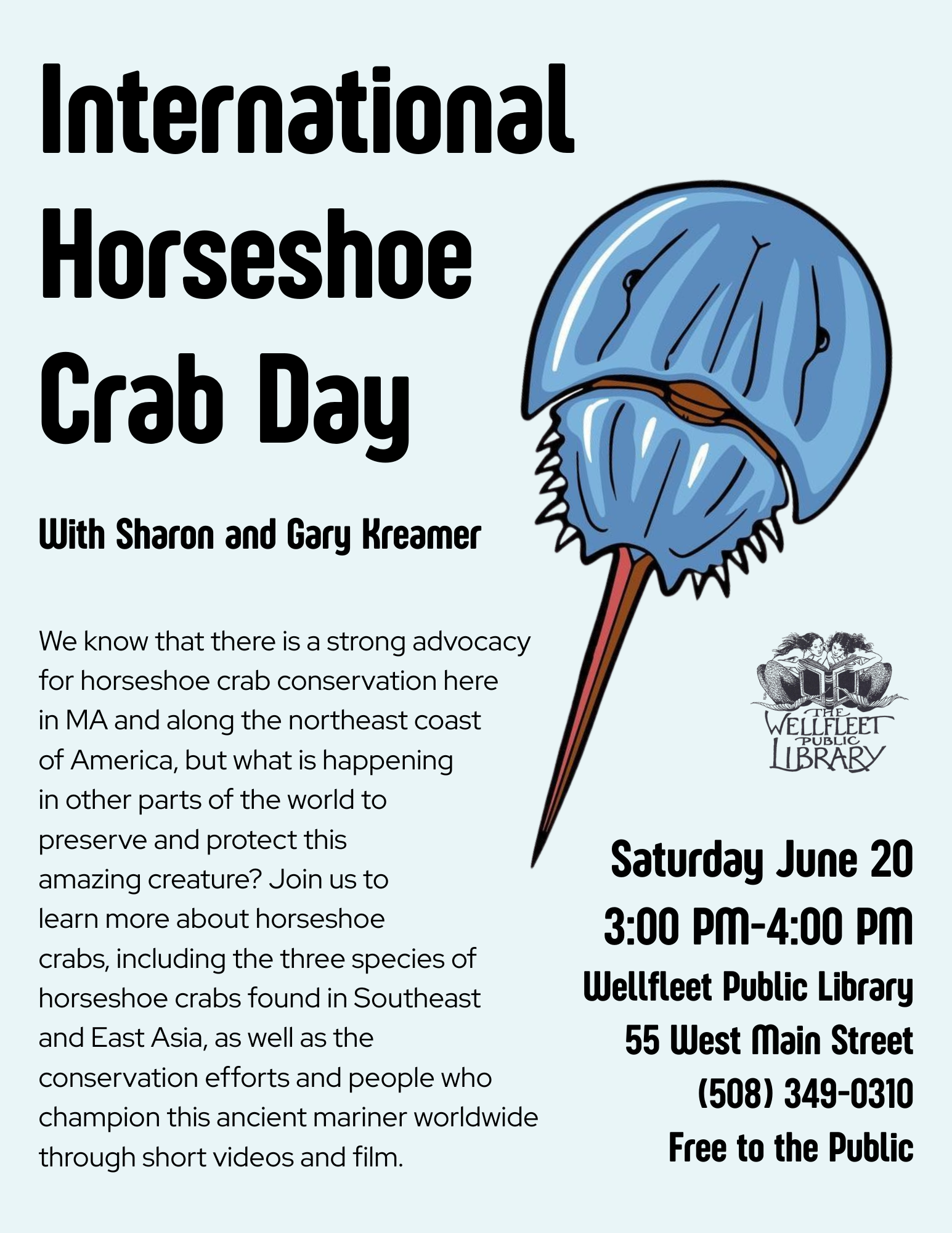 International Horseshoe Crab Day with Sharon and Gary Kreamer