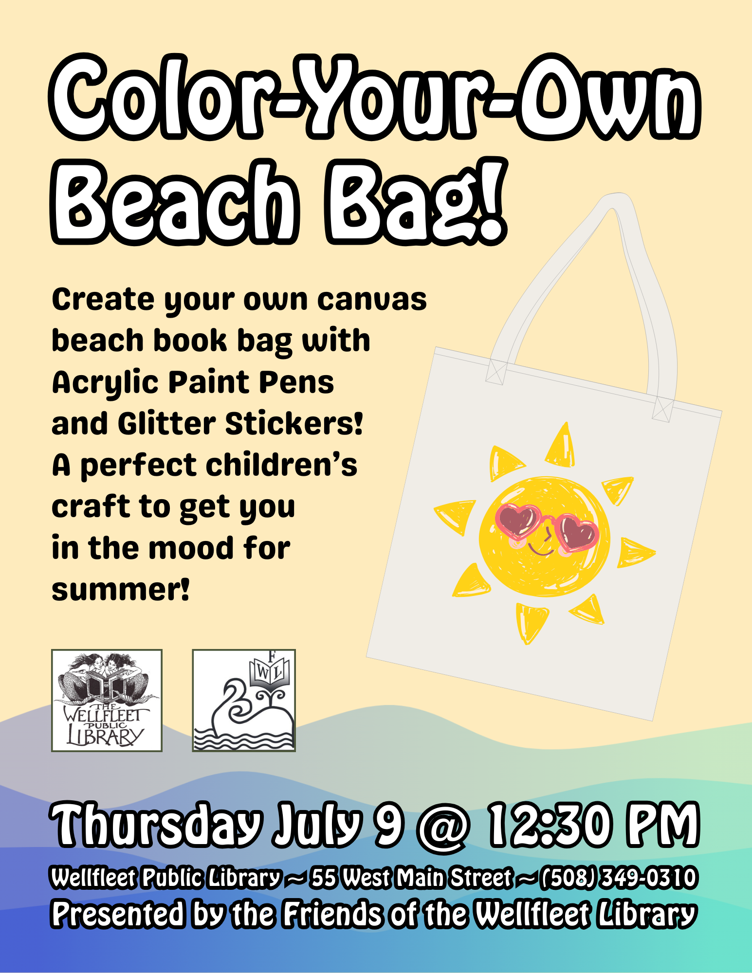 Color-Your-Own Beach Bag Craft