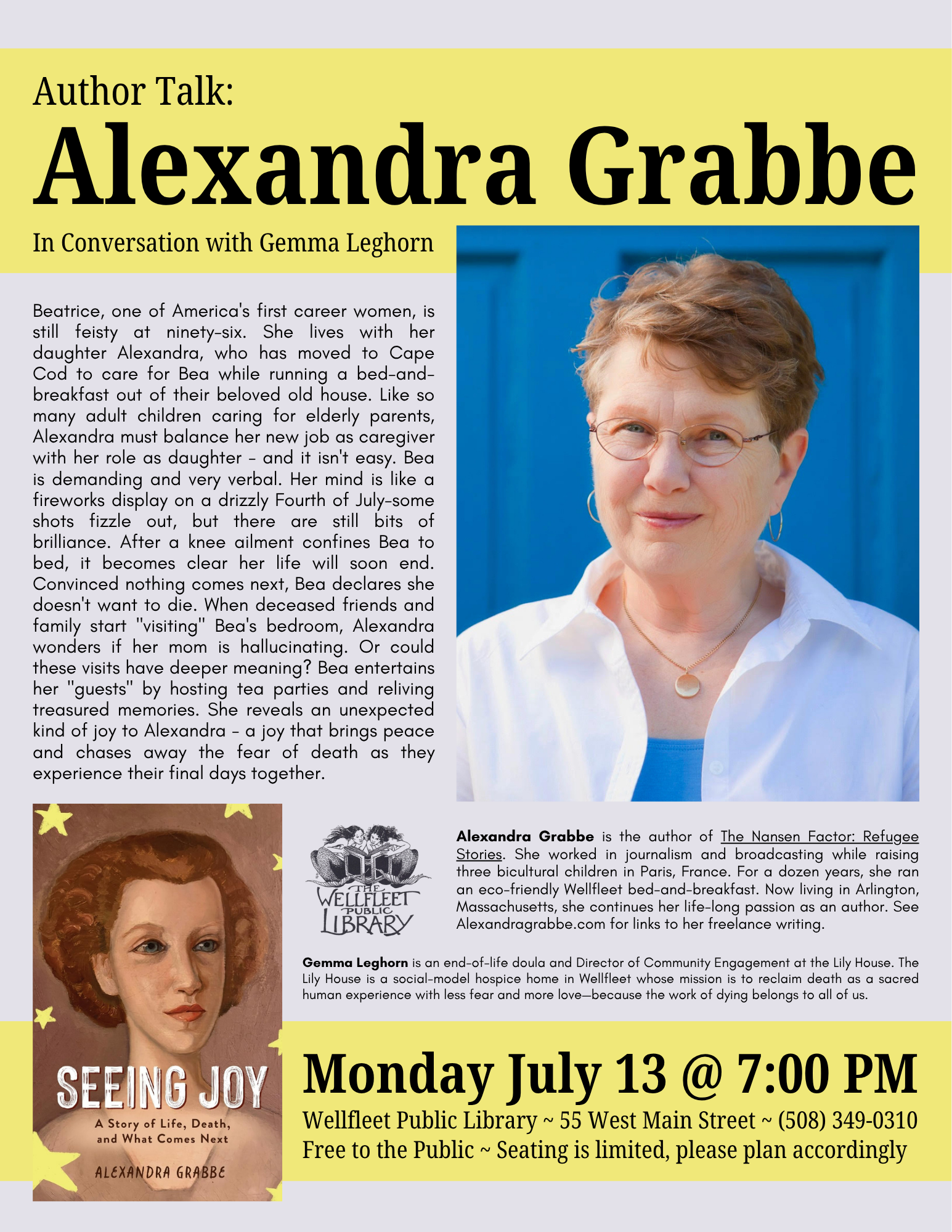 Author Talk: Alexandra Grabbe