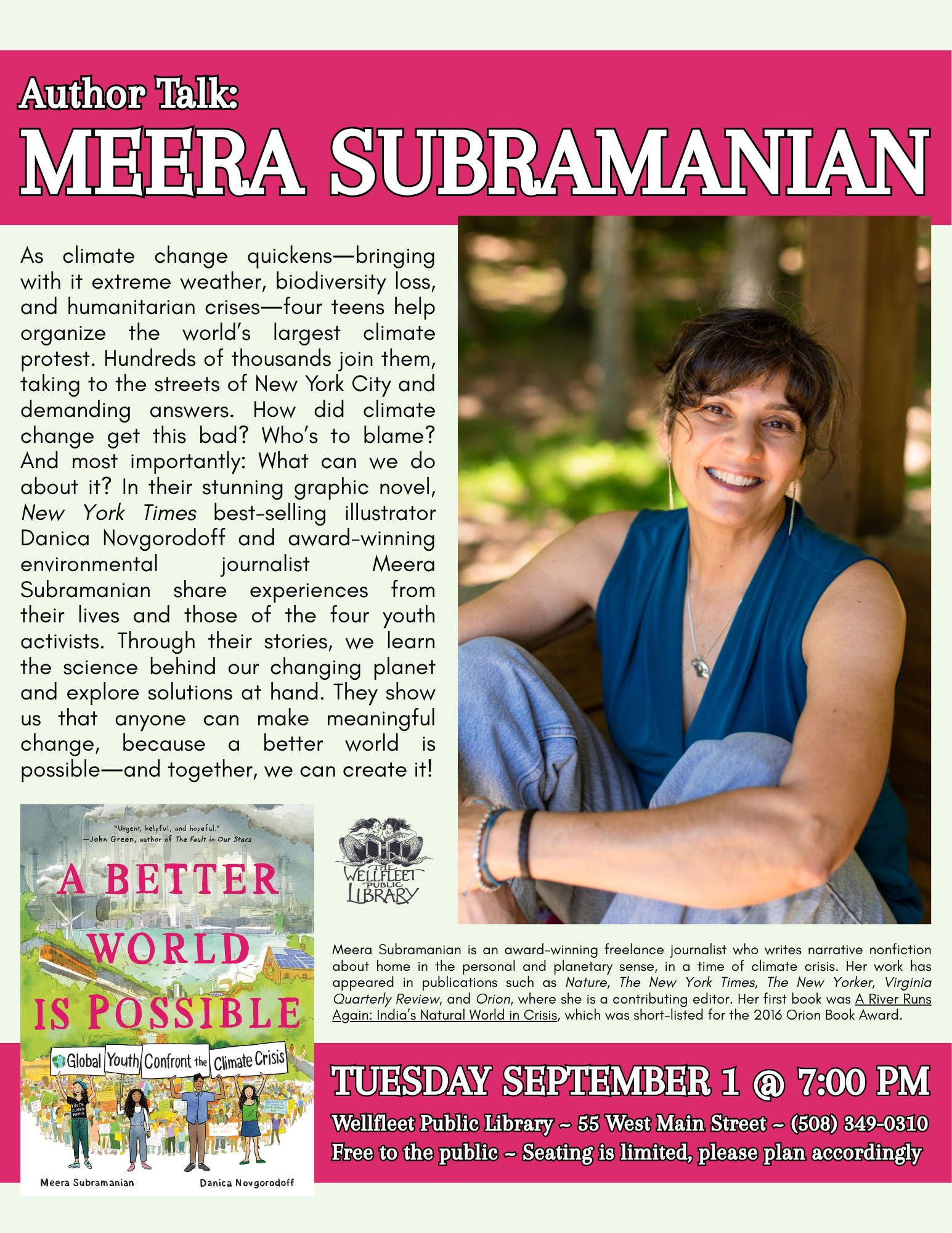 Author Talk: Meera Subramanian