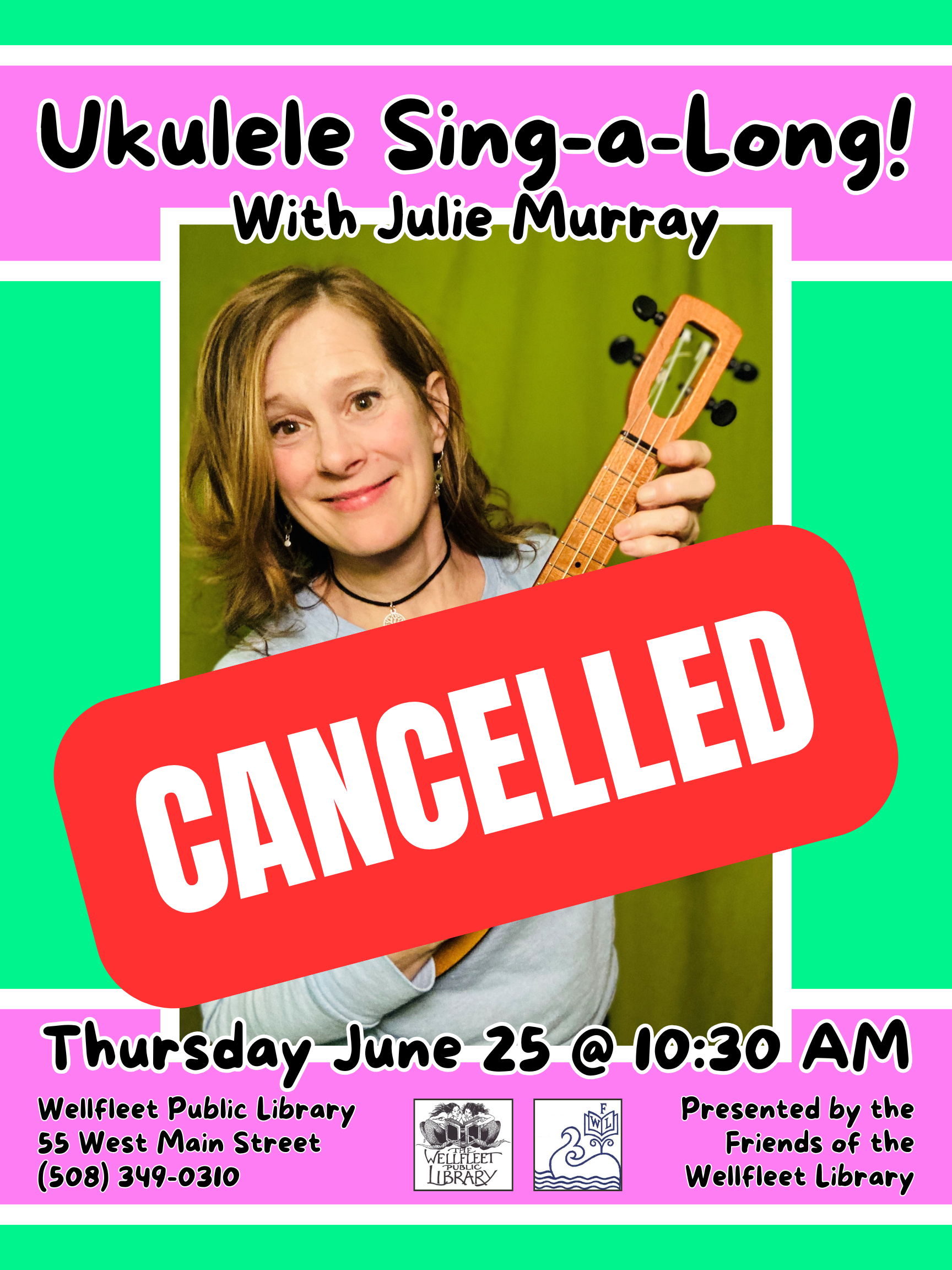 CANCELLED - Ukulele Sing-a-Long with Julie Murray