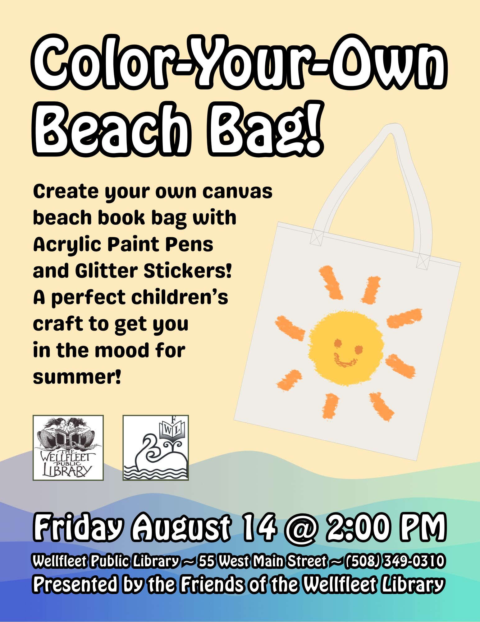 Color Your Own Beach Bag