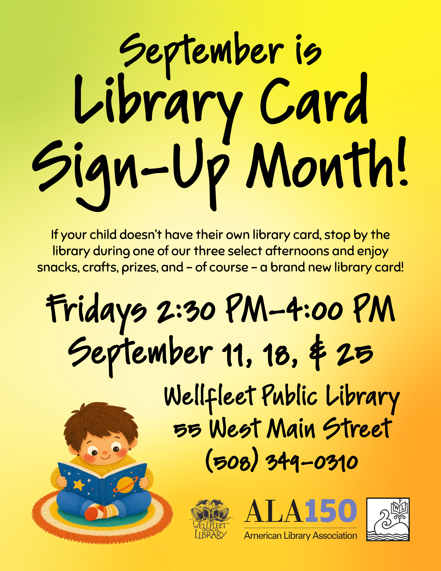 Library Card Sign-Up Afternoon
