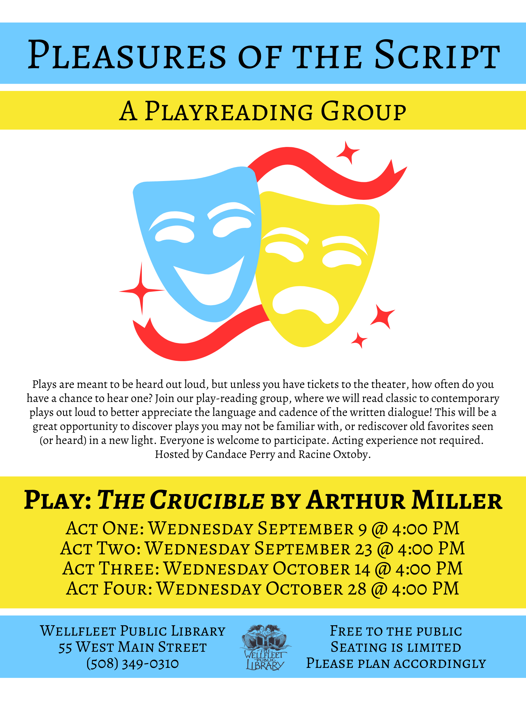 Playreading Group: "The Crucible" by Arthur Miller (Act One)