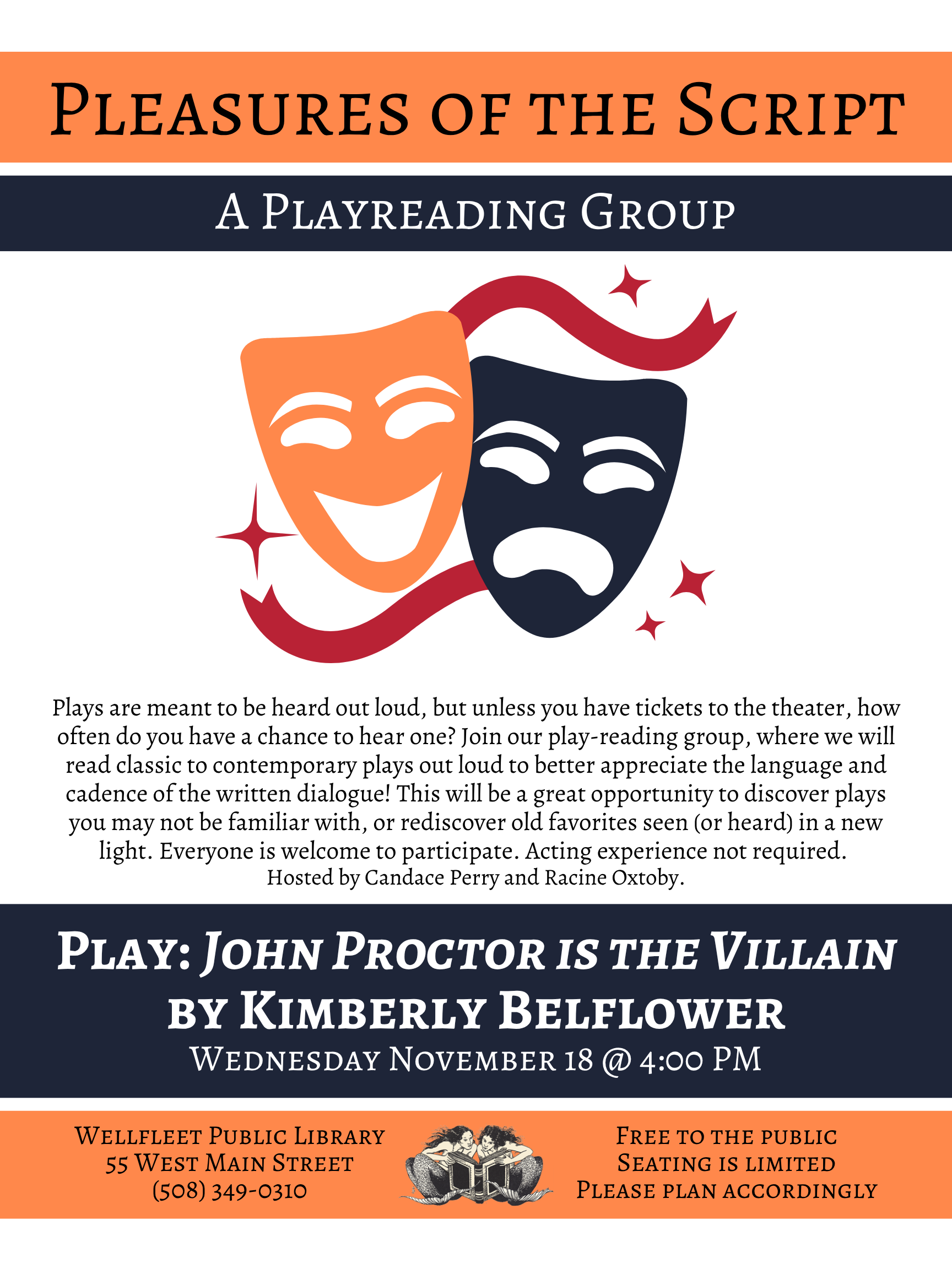 Playreading Group: "John Proctor is the Villain" by Kimberly Belflower