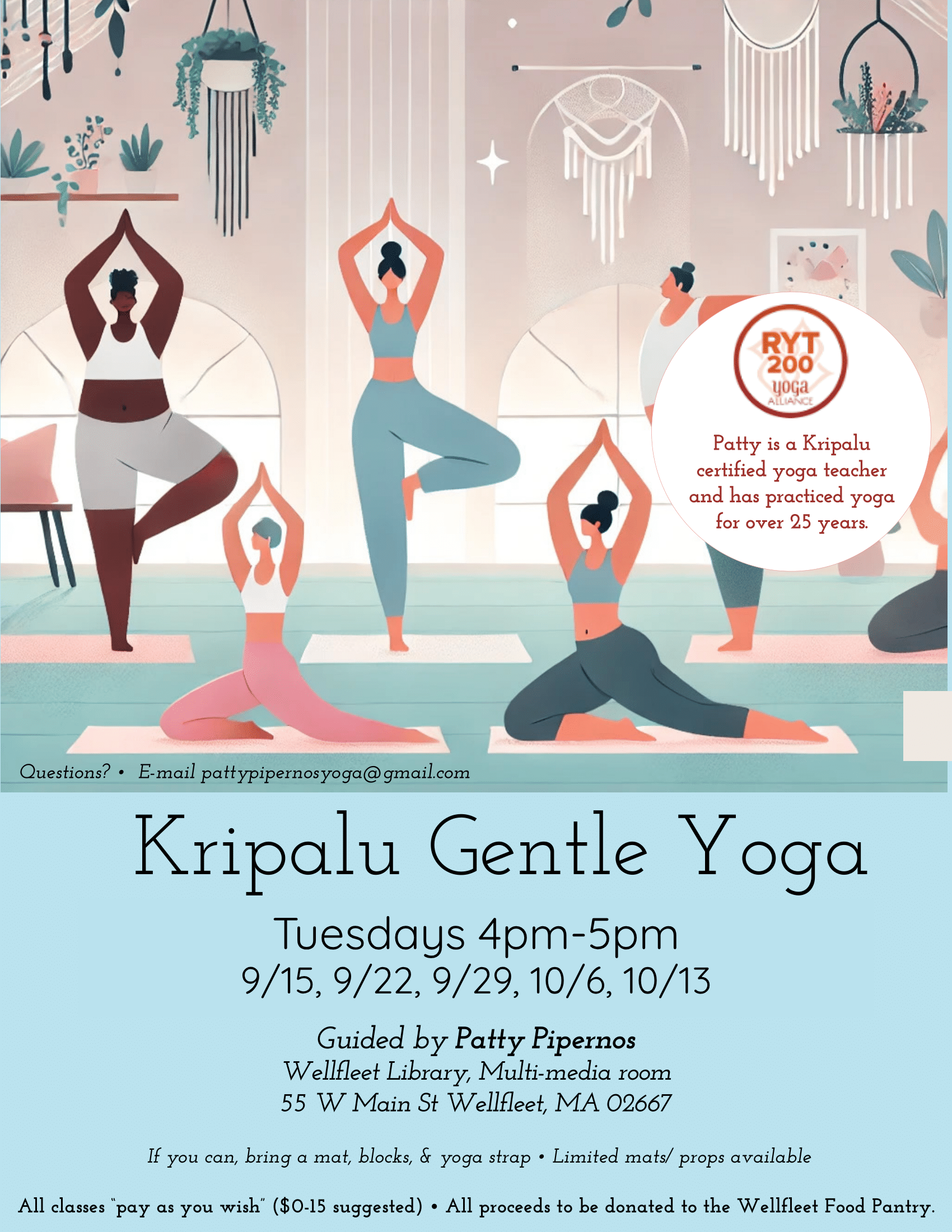 Kripalu Gentle Yoga with Patty Pipernos