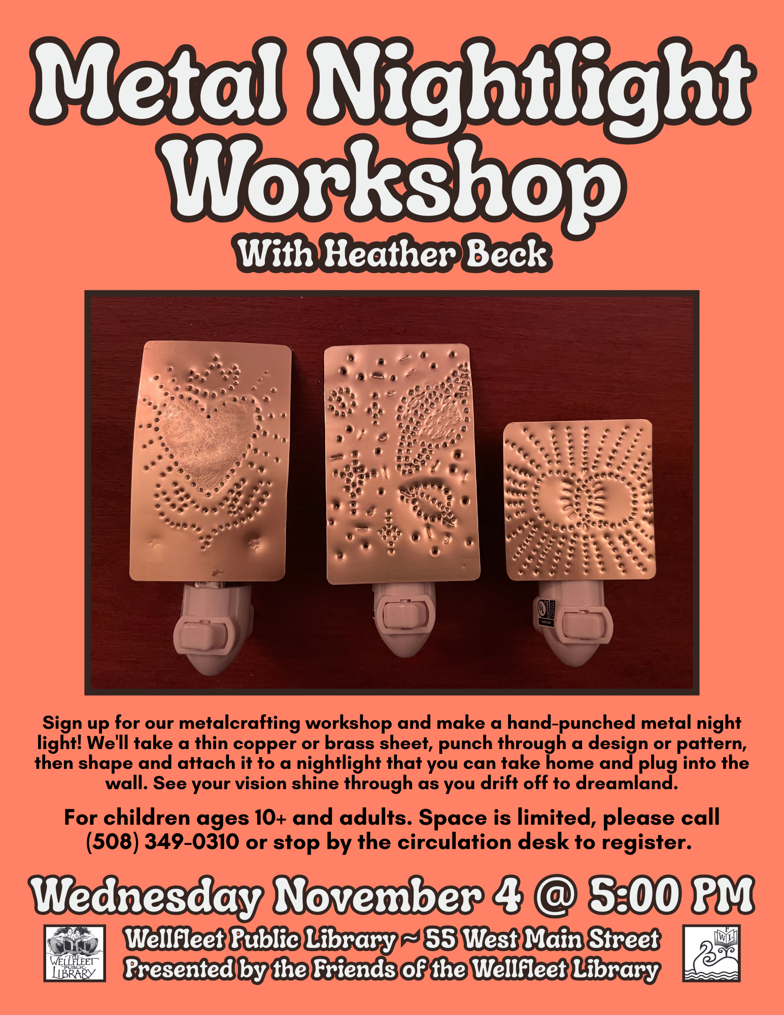 Metal Nightlight Workshop with Heather Beck