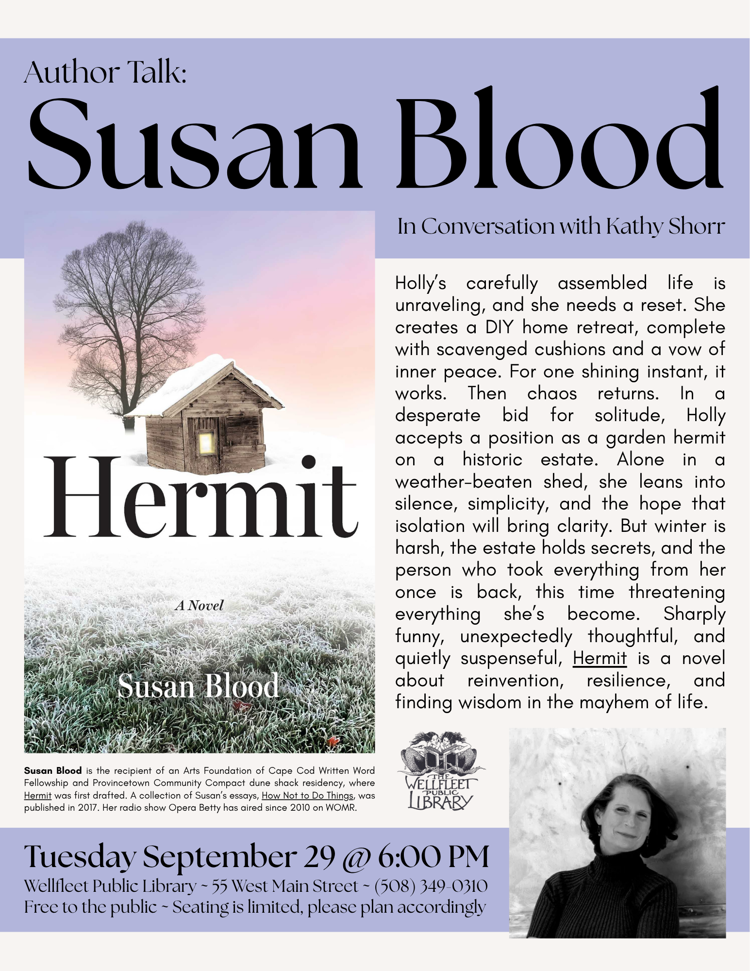 Author Talk: Susan Blood