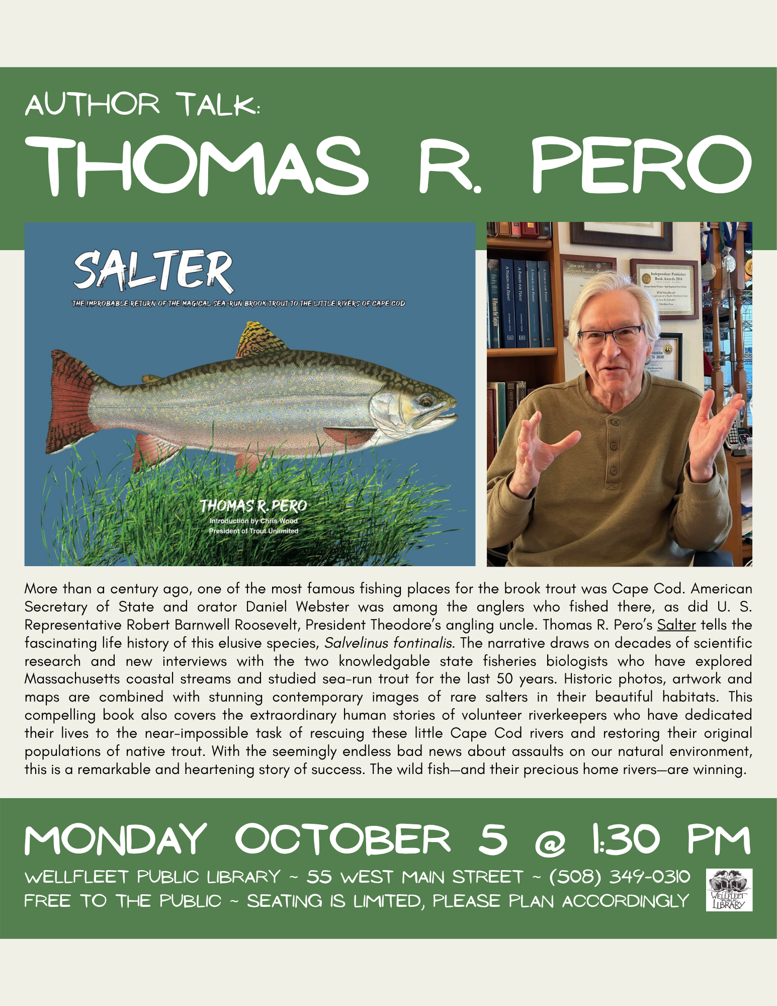 Author Talk: Thomas R. Pero