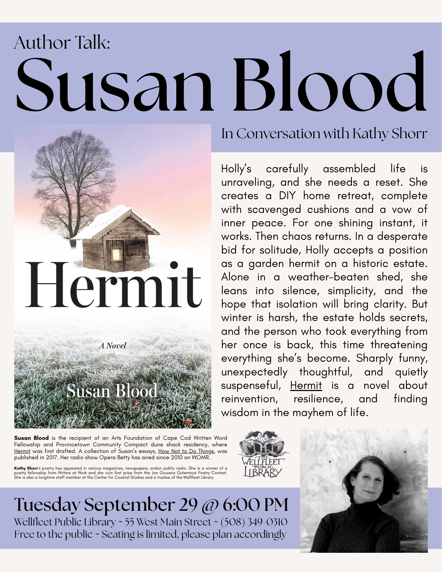 Author Talk: Susan Blood