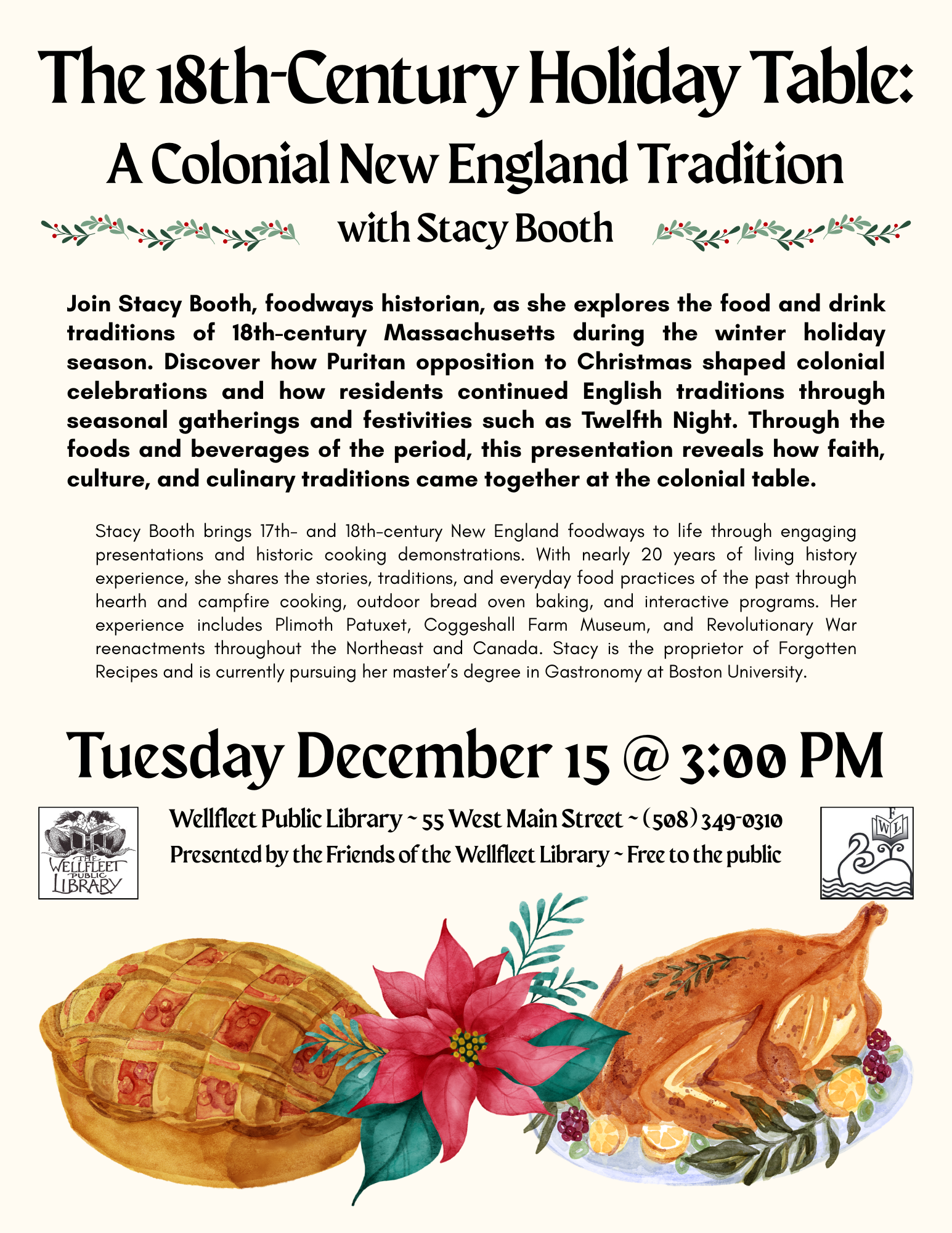 The 18th-Century Holiday Table: A Colonial New England Tradition with Stacy Booth