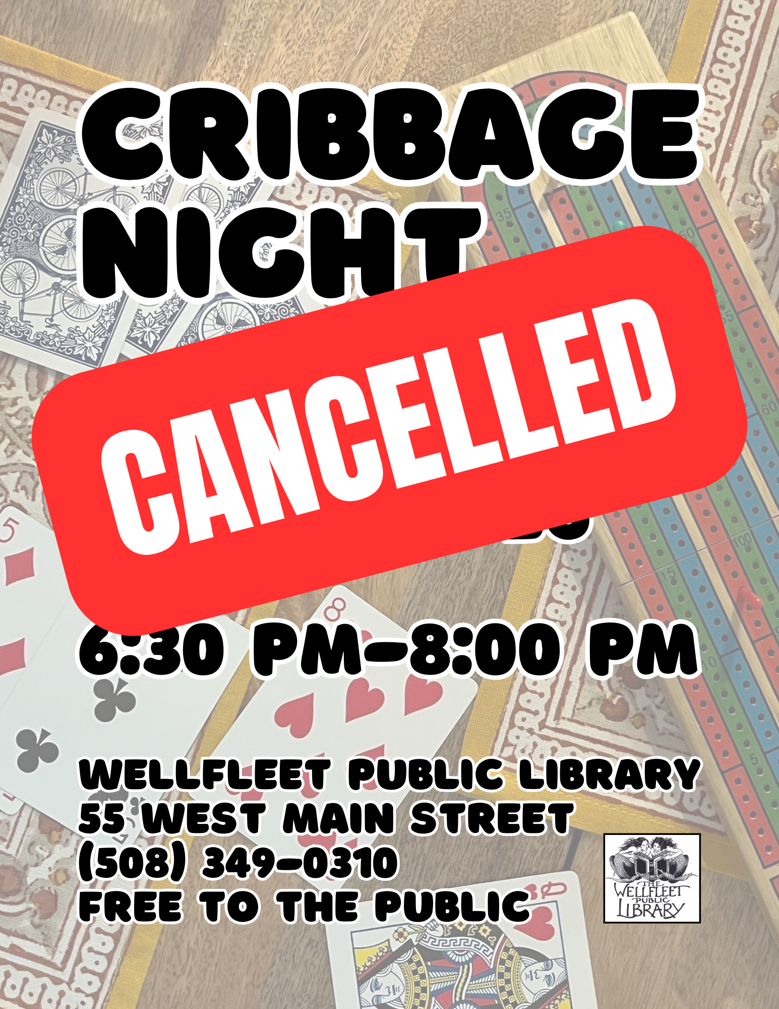 CANCELLED - Cribbage Night