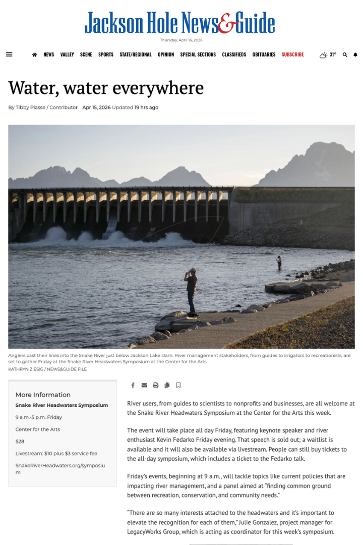 Water, water everywhere