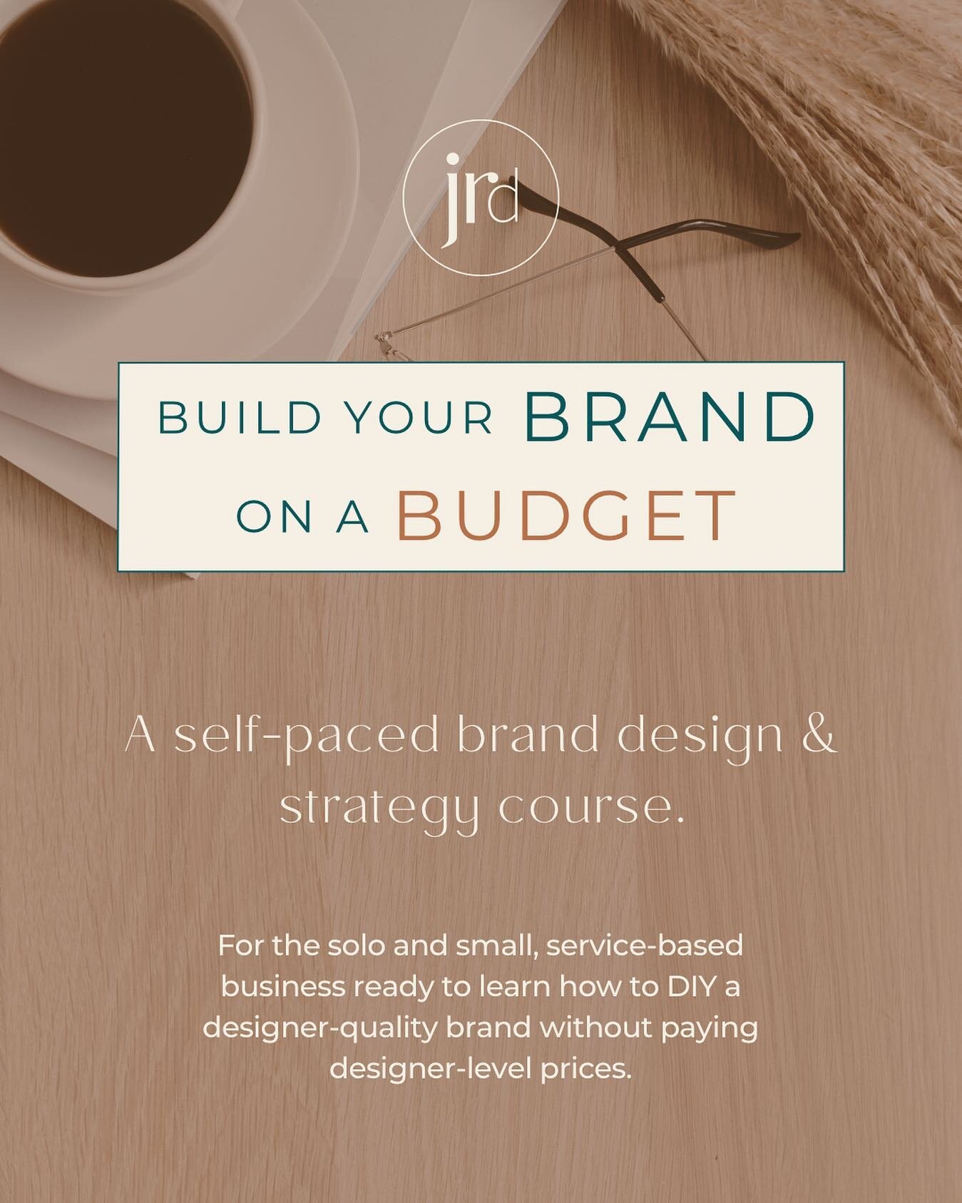 👋Are you ready to build a designer quality brand without the designer?

Join Build Your Brand on a Budget and learn how to do it yourself using Canva.

In this 8 module course we&rsquo;re covering:

✨ Brand Foundations: defining your mission, vision