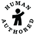 Human authored logo