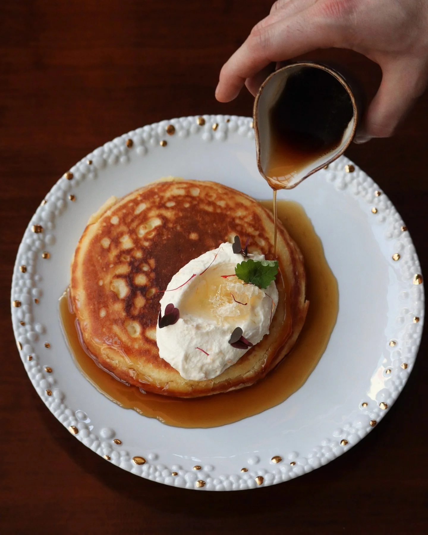 PREVIEW: Our Italian Easter Weekend Brunch features Lamb Scottadito, a Roman classic of grilled lamb chops served with spring accompaniments, alongside ricotta and Meyer lemon pancakes inspired by pardulas sarde, the traditional Easter pastry of Sard