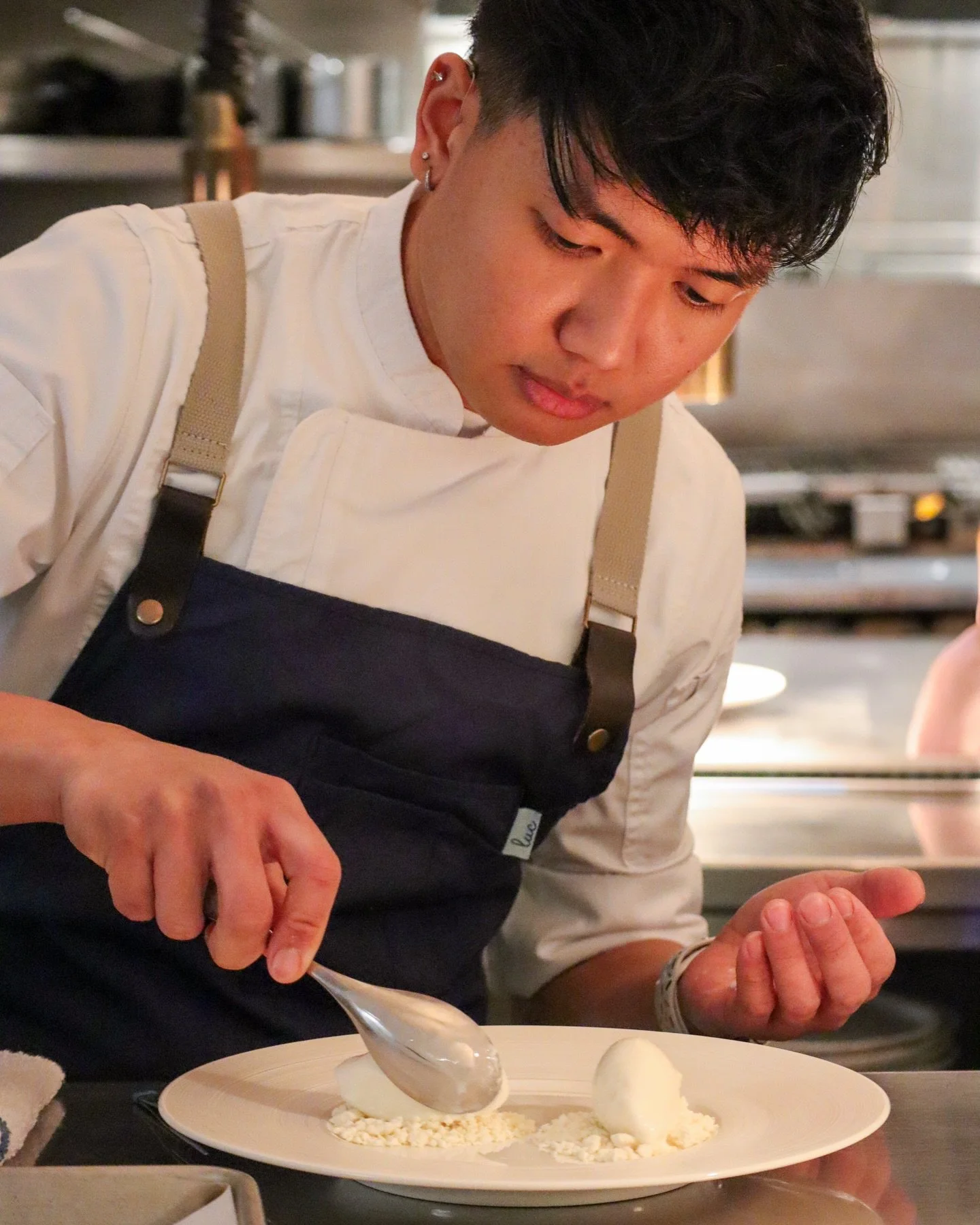 Filipino-born and Nashville-rooted, Pastry Chef Janrich Amaro brings a disciplined yet expressive approach to the pastry program at Yolan.

From the morning pastries of our Pasticceria to our signature focaccia and refined plated dolci, his work is g