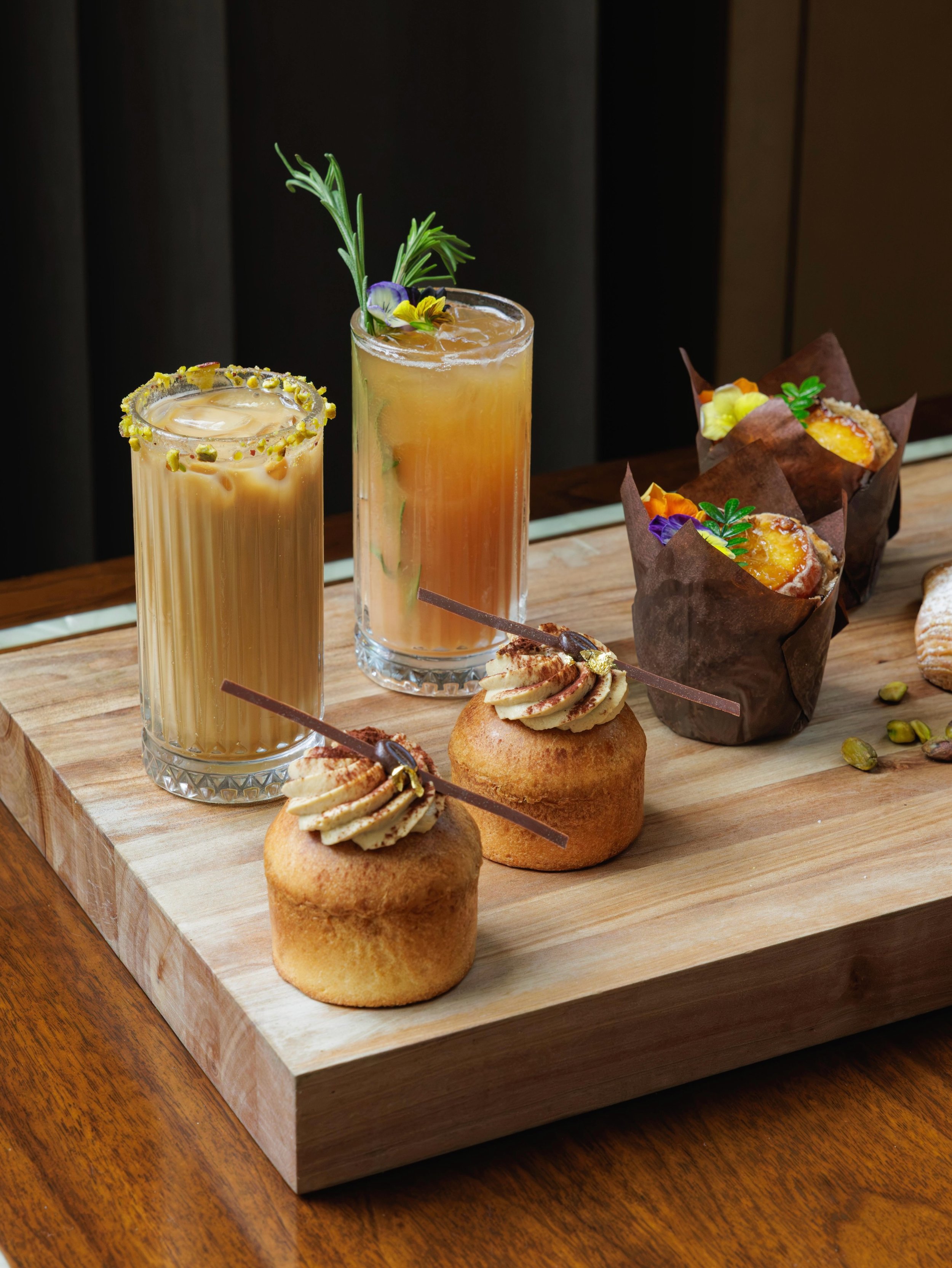 Citrus folded into tender brioche. Chocolate between crisp, laminated layers. Pistachio and ricotta tucked into delicate, shell-like cones.

Pastry Chef Janrich Amaro presents plenty to consider each morning at the Pasticceria. If choosing just one f
