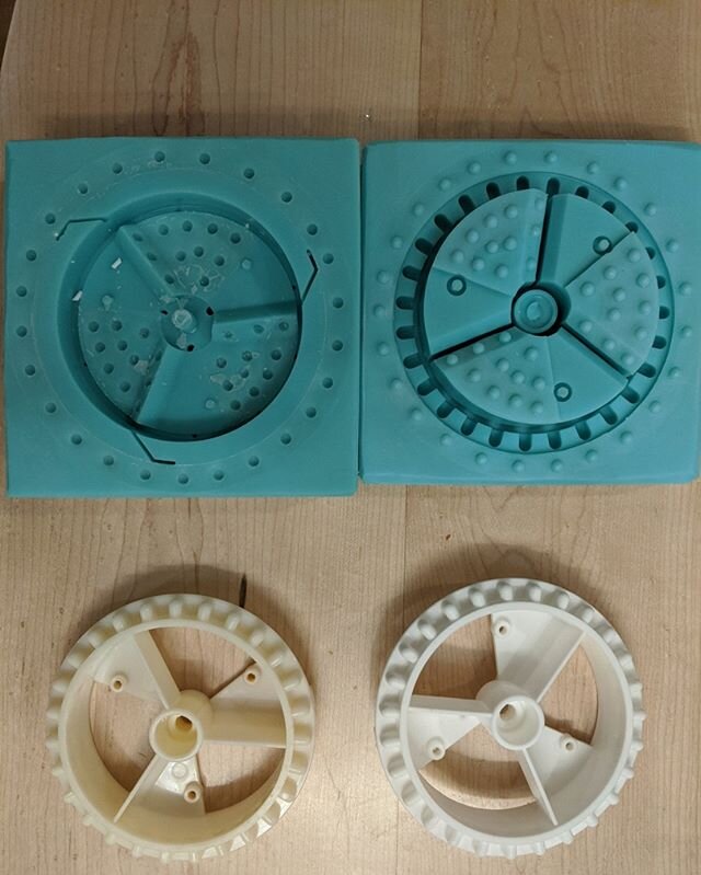 I now have candy for life after repairing this old gumball machine that was missing some pieces. With some help from a friend, we made a silicone mold to duplicate a gear. I also recreated the sheet metal part as a flat pattern which I then cut on th