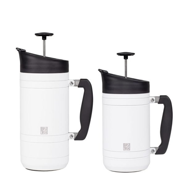 BruTrek® Travel Mug, White w/ FRC Color Logo – Fresh Roasted Coffee