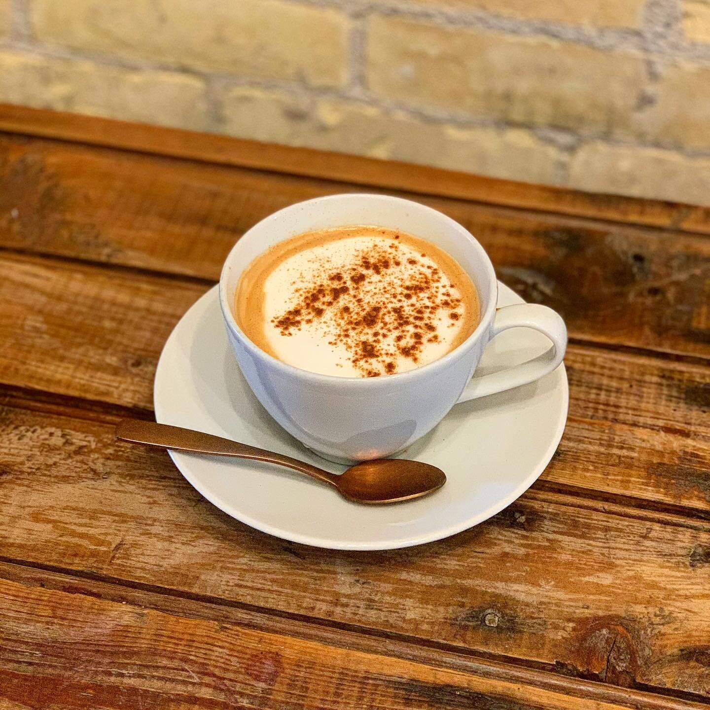 It&rsquo;s so nice to finally be making Cappuccino&rsquo;s in real mugs again! After six months of take out cups only, we are excited to be OPEN inside again 🙌 We will continue to have our patio for as long as we can as well, weather dependent! 

#c