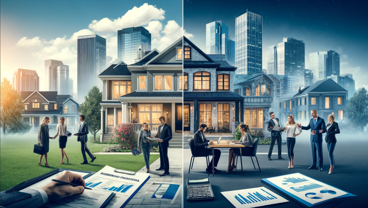 Navigating Real Estate Financing: Residential vs. Commercial