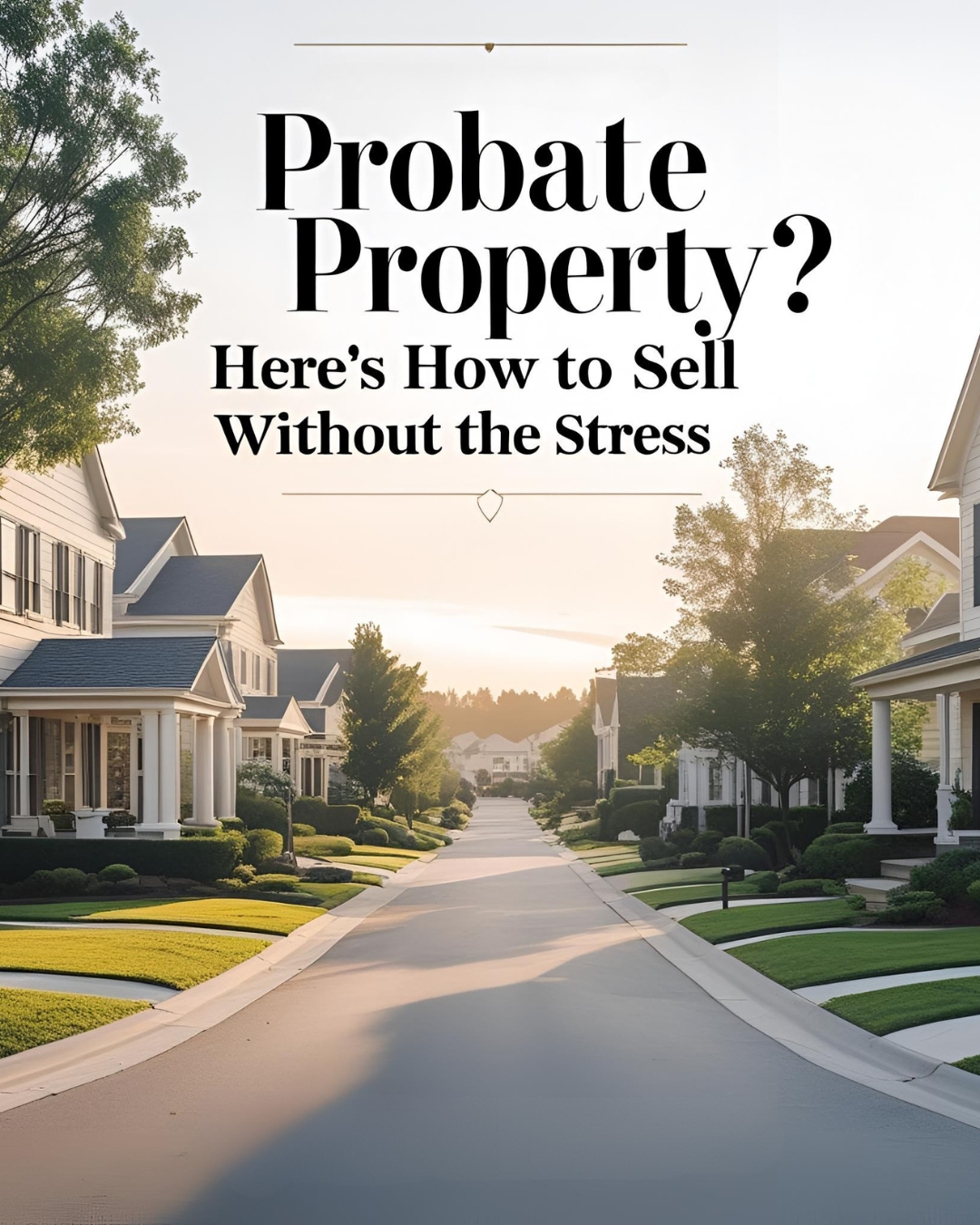 Probate Property? Here's How to Sell Without the Stress
